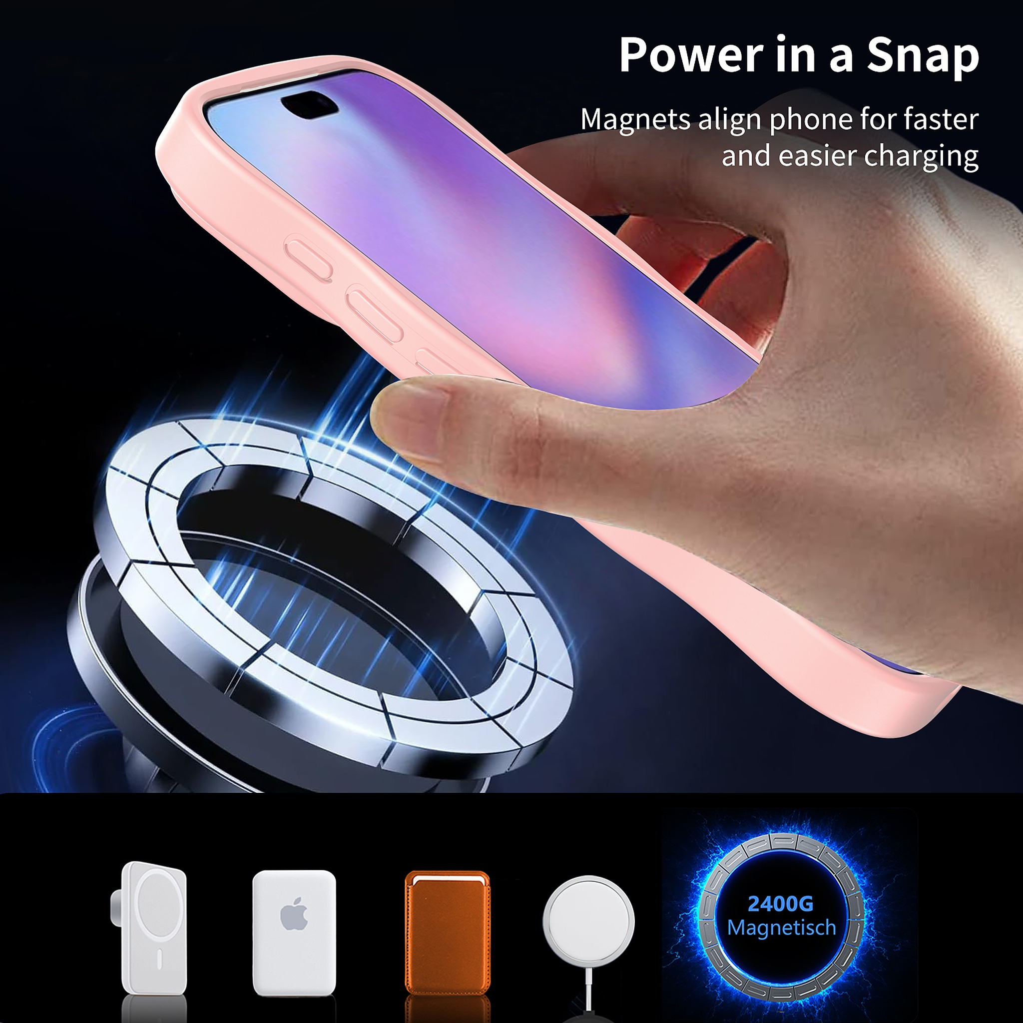 SendaFit Wavy Matte Two-in-One MagSafe Case for iPhone 17 Pro detail 13