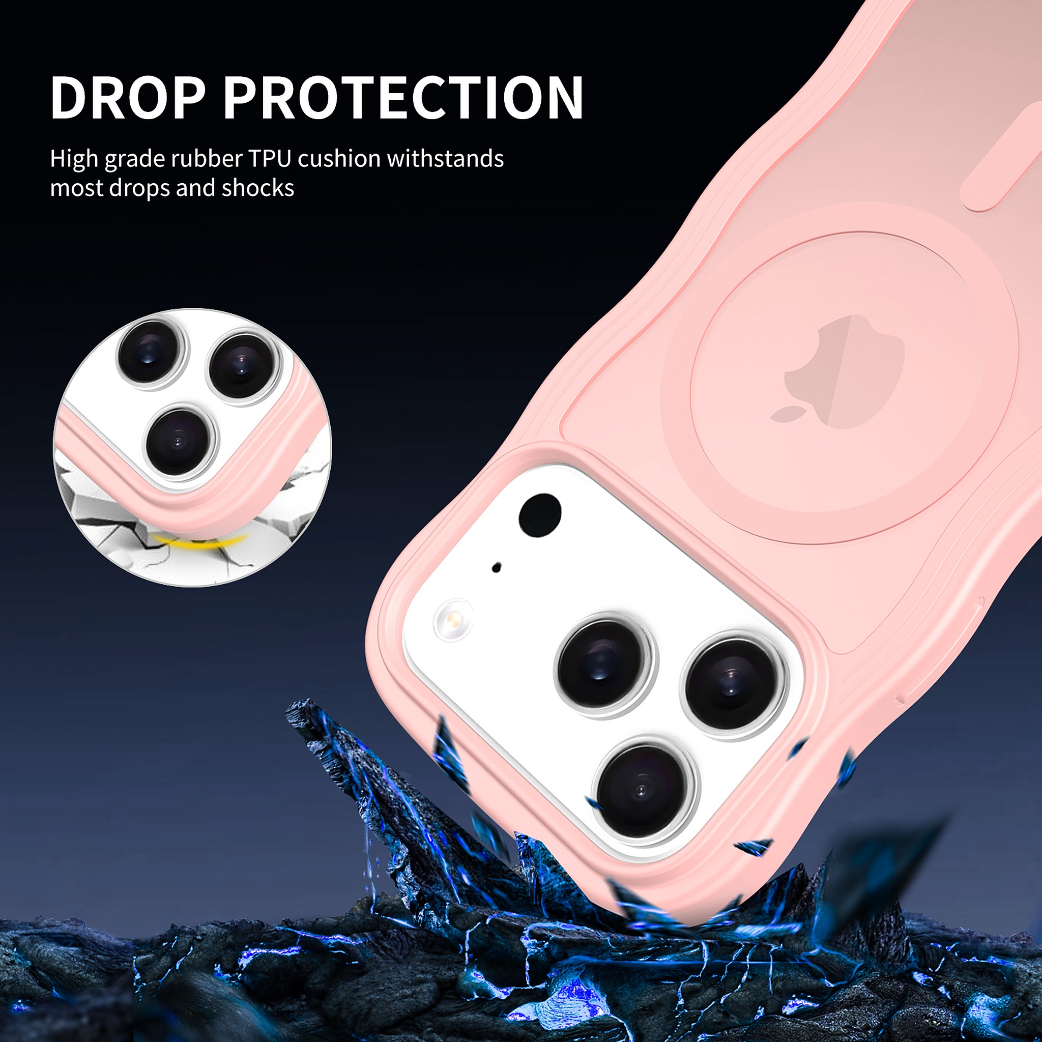SendaFit Wavy Matte Two-in-One MagSafe Case for iPhone 17 Pro detail 15