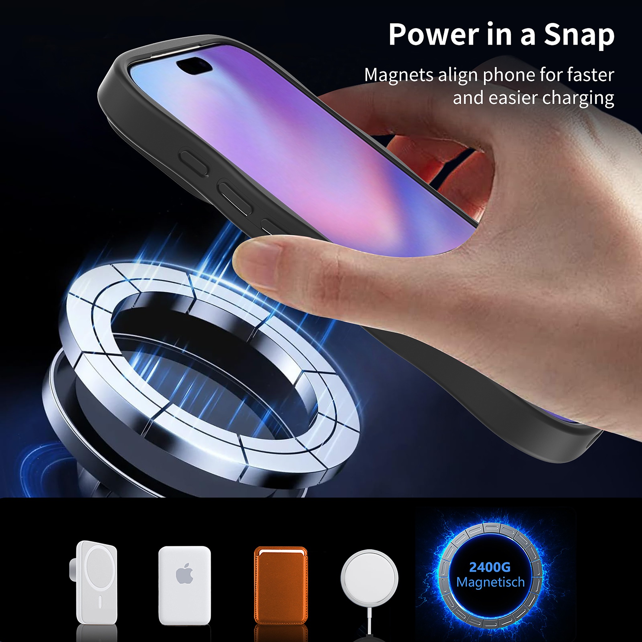 SendaFit Wavy Matte Two-in-One MagSafe Case for iPhone 17 Pro detail 19