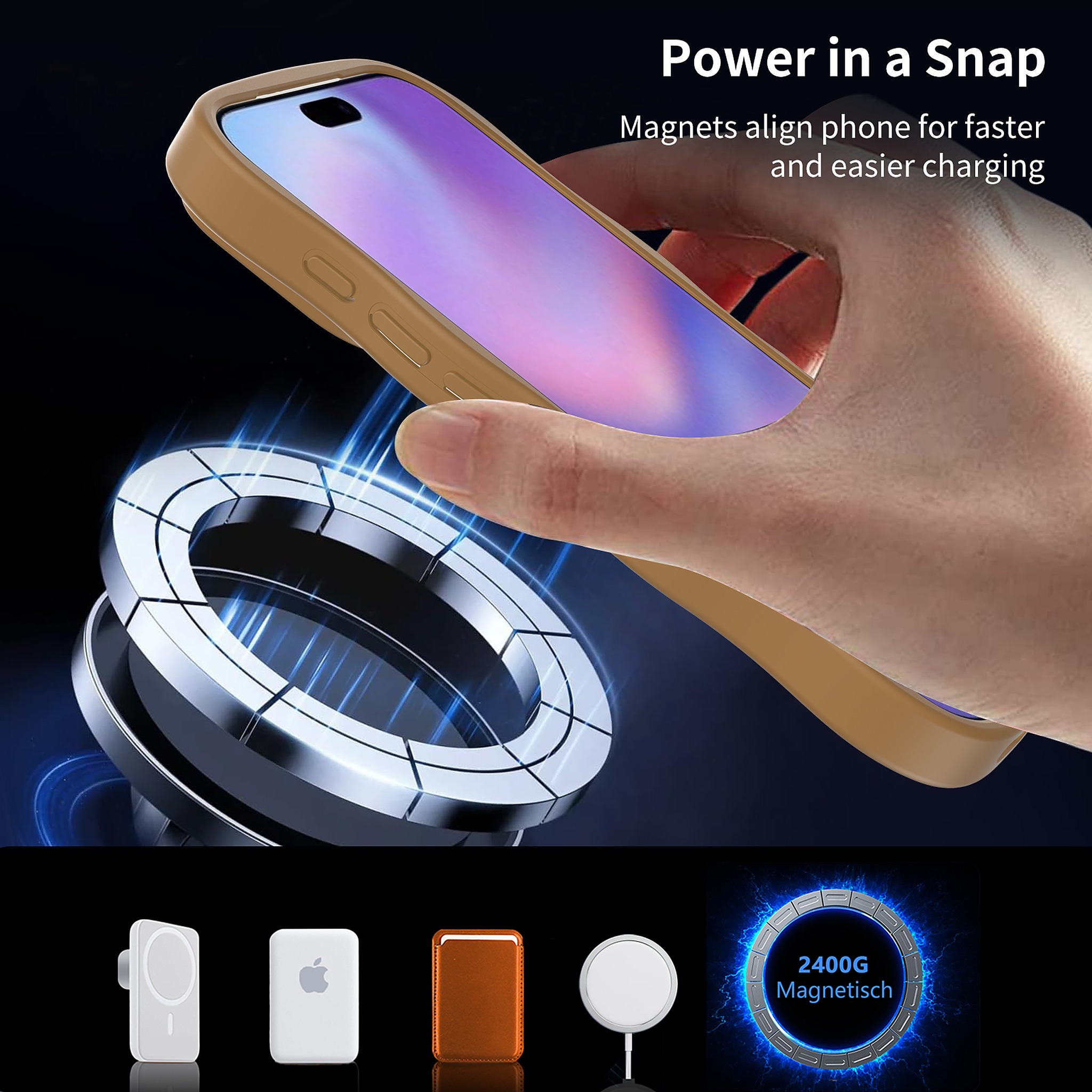SendaFit Wavy Matte Two-in-One MagSafe Case for iPhone 17 Pro detail 22