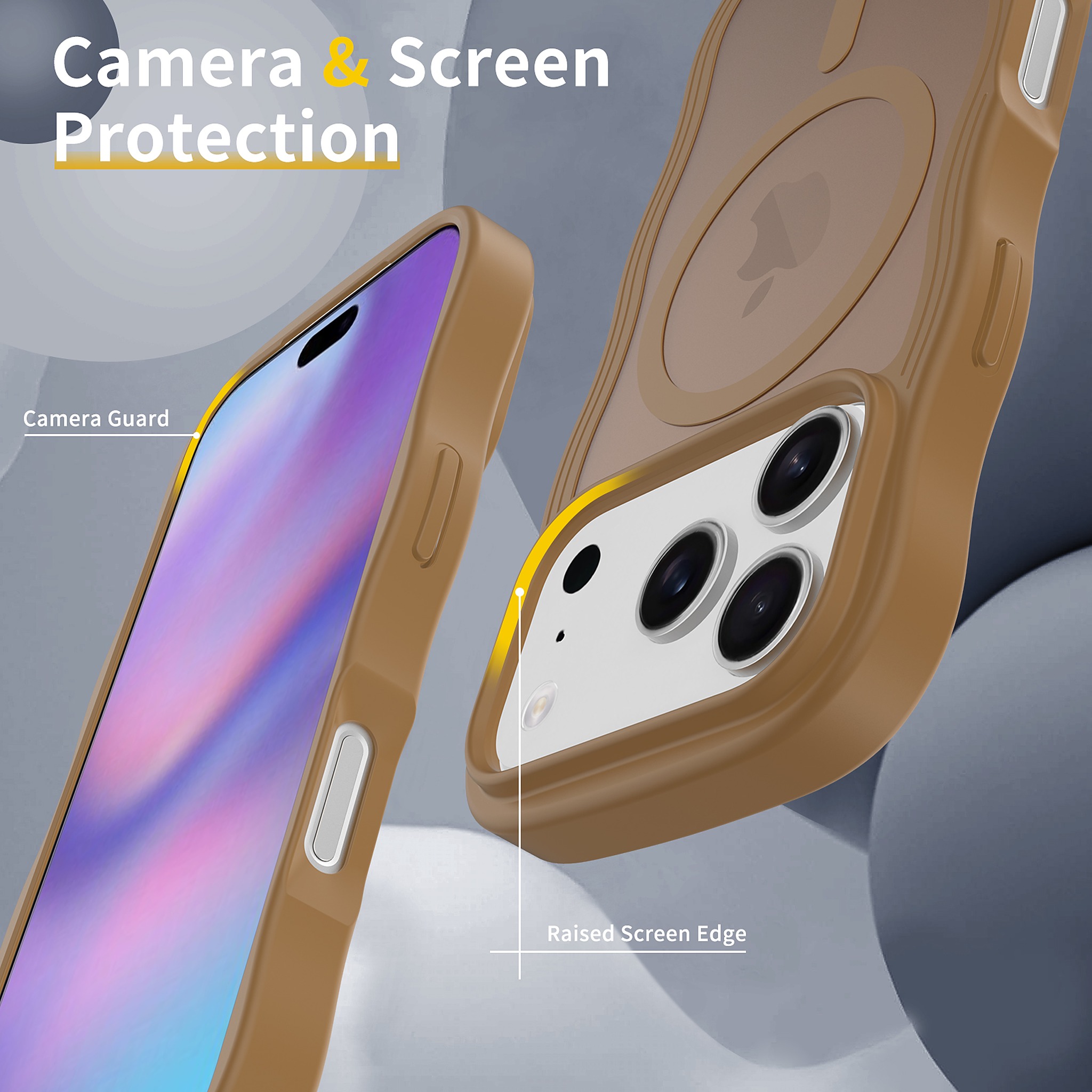 SendaFit Wavy Matte Two-in-One MagSafe Case for iPhone 17 Pro detail 24