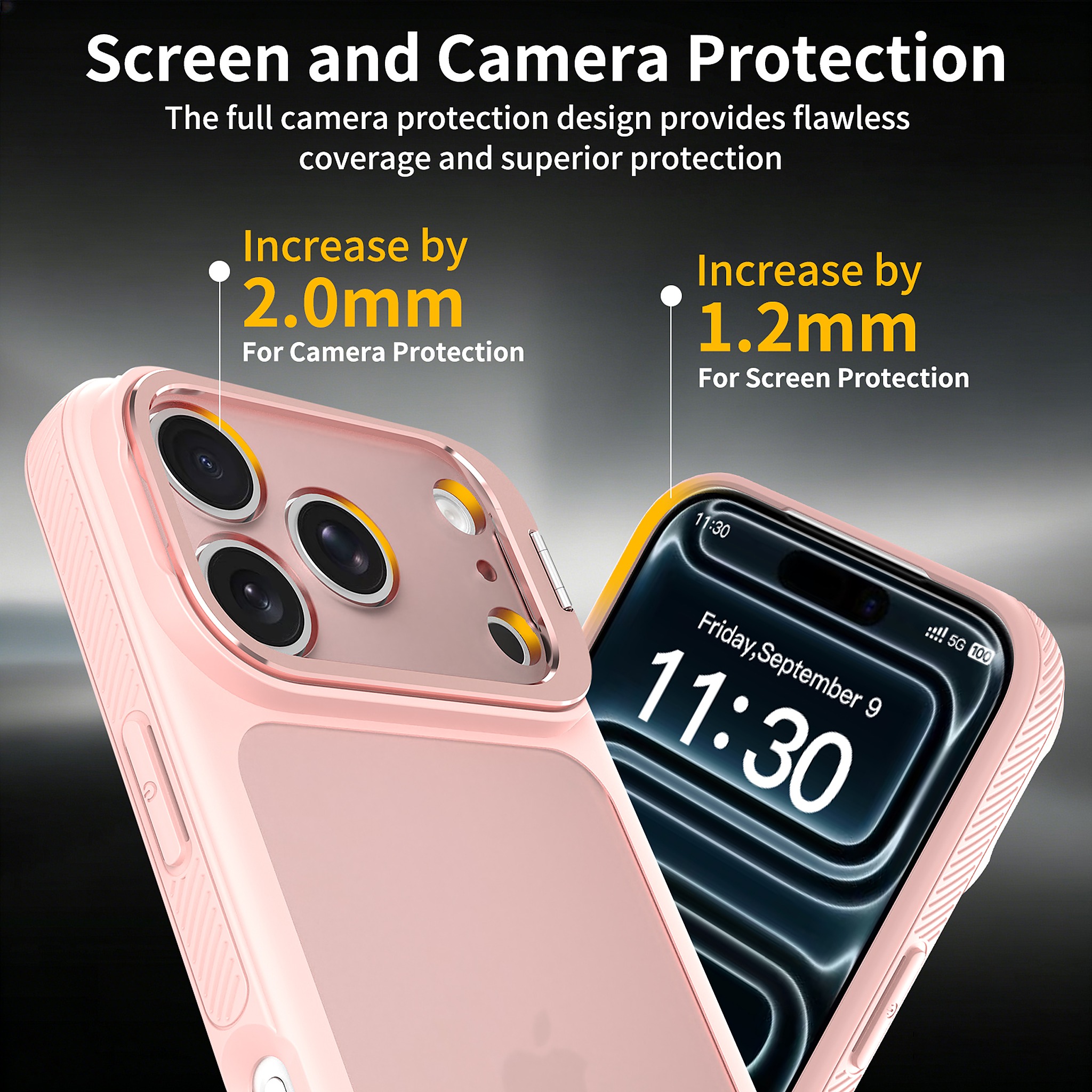 SendaFit Precise-Cutout Camera Stand Case for iPhone 17 Pro detail 10