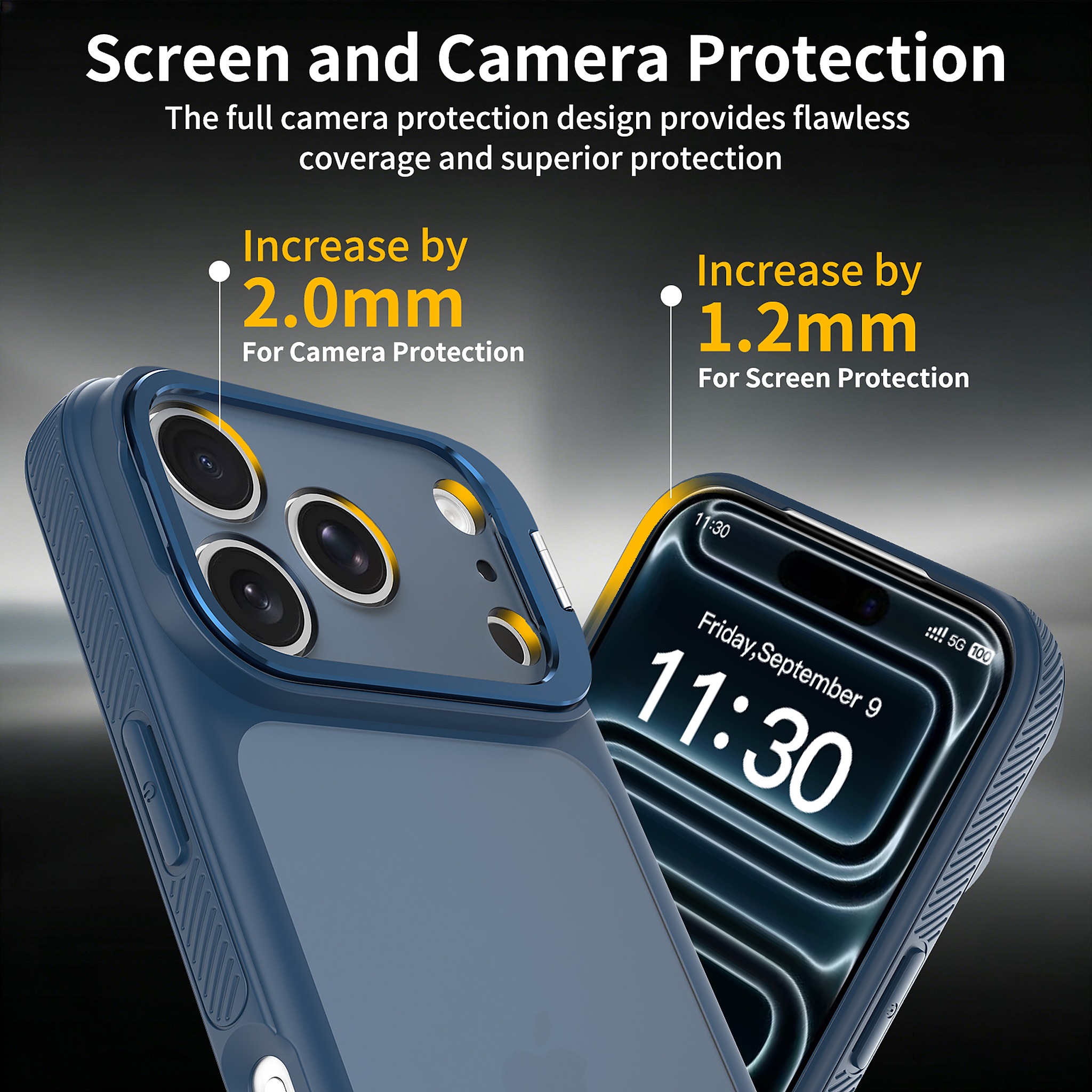SendaFit Precise-Cutout Camera Stand Case for iPhone 17 Pro detail 6