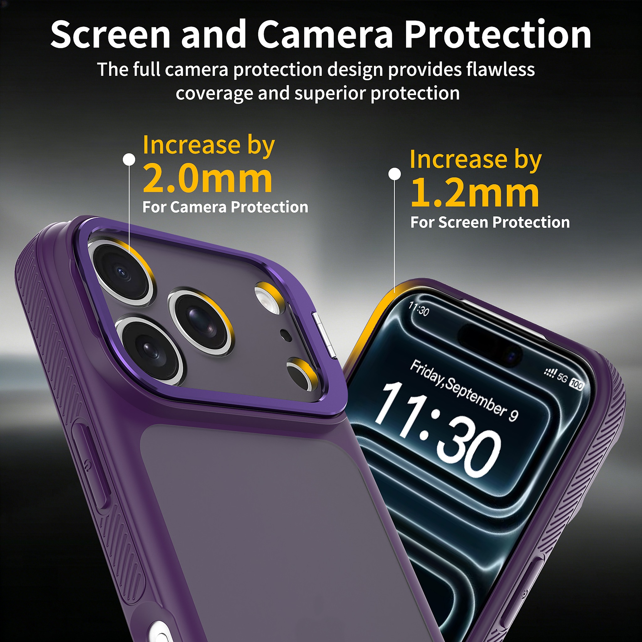 SendaFit Precise-Cutout Camera Stand Case for iPhone 17 Pro detail 7