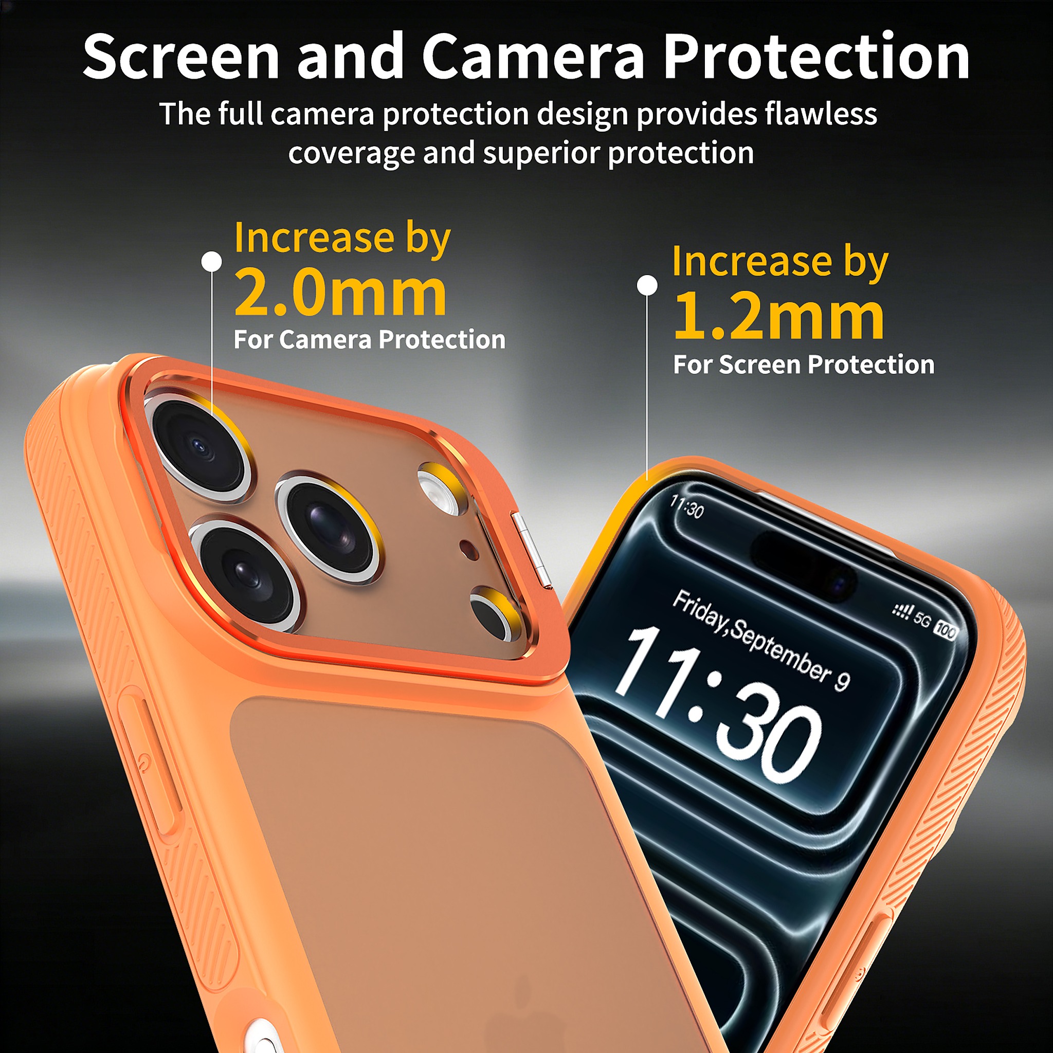 SendaFit Precise-Cutout Camera Stand Case for iPhone 17 Pro detail 8