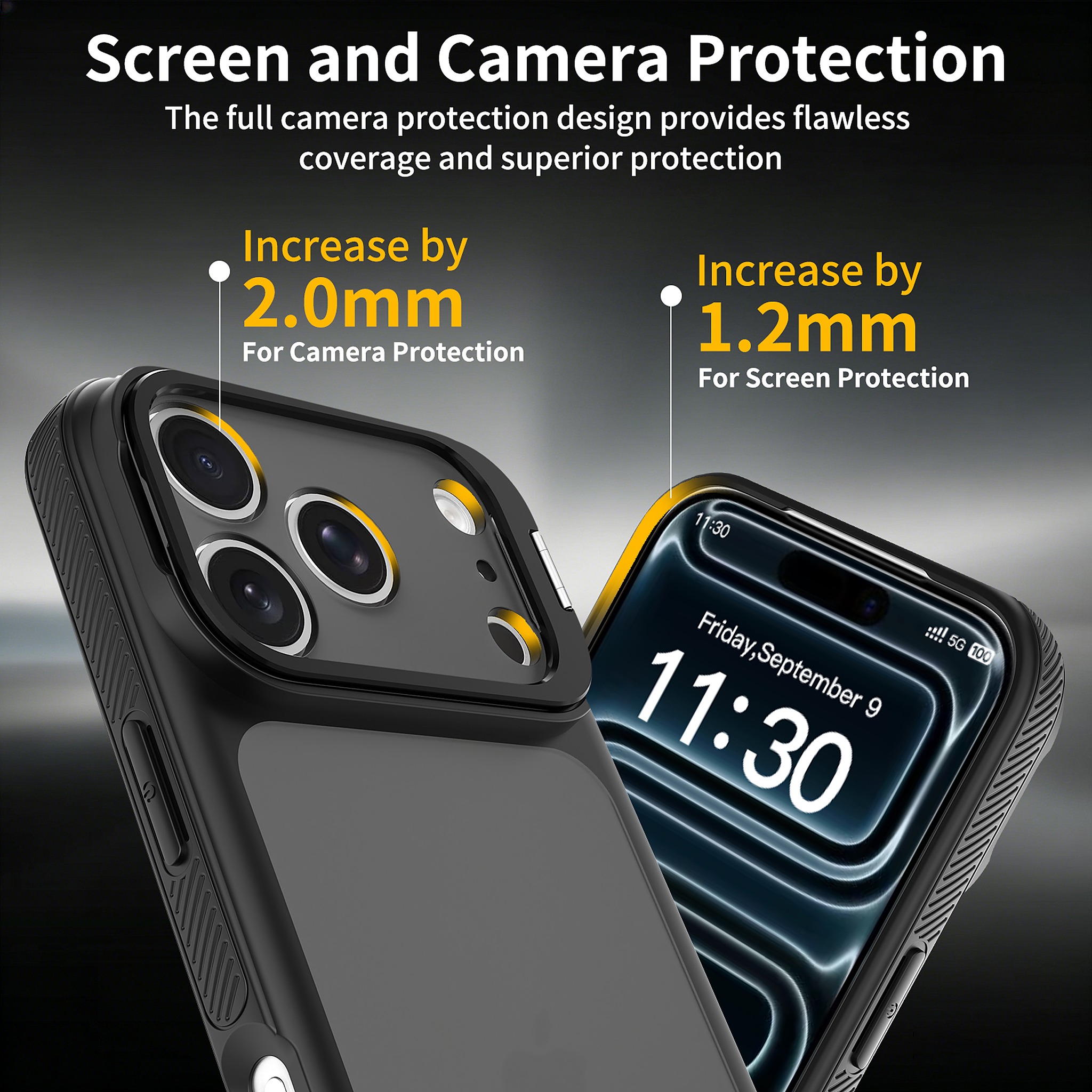 SendaFit Precise-Cutout Camera Stand Case for iPhone 17 Pro detail 9
