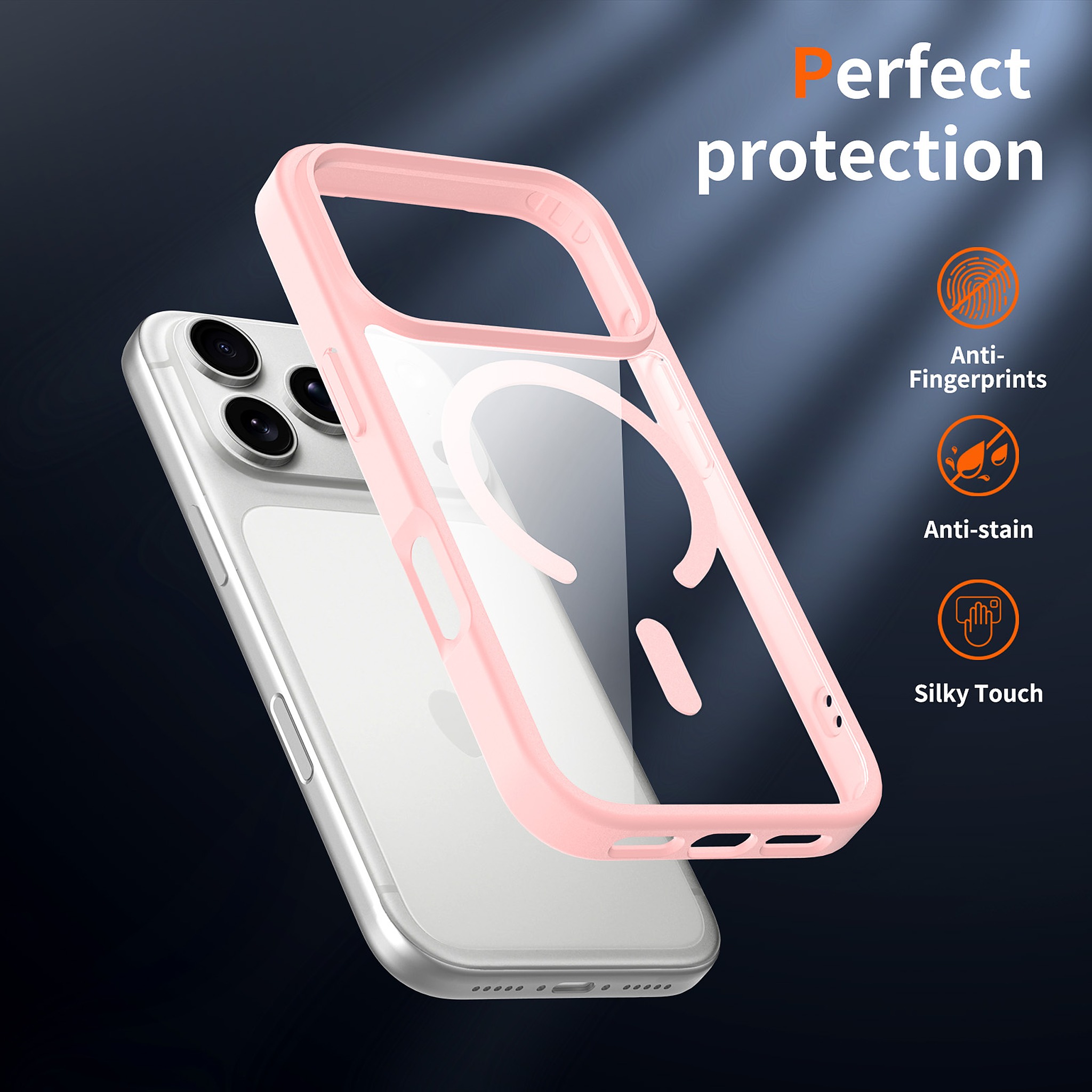 SendaFit Clear Two-in-One MagSafe Case for iPhone 17 Pro detail 11