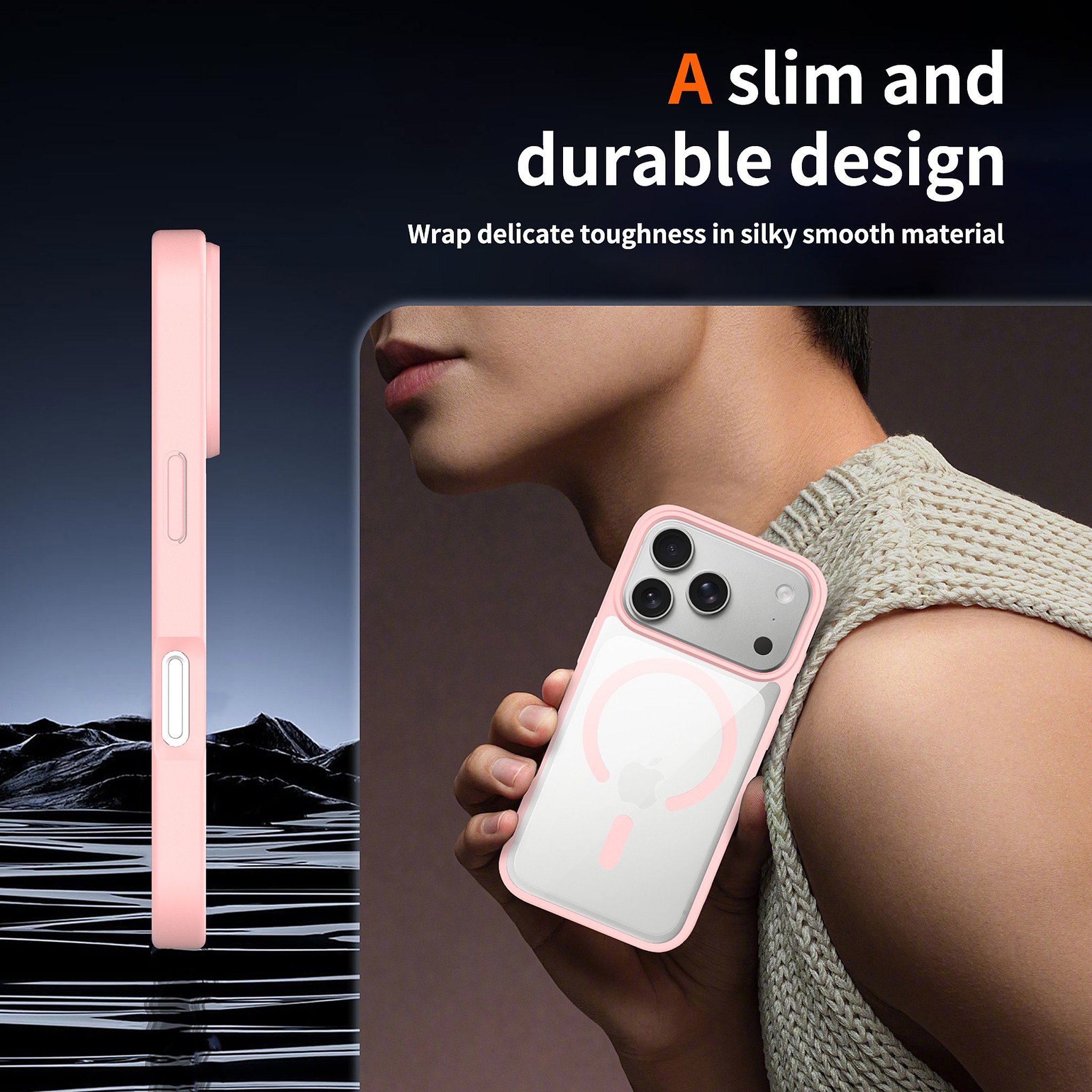 SendaFit Clear Two-in-One MagSafe Case for iPhone 17 Pro detail 12