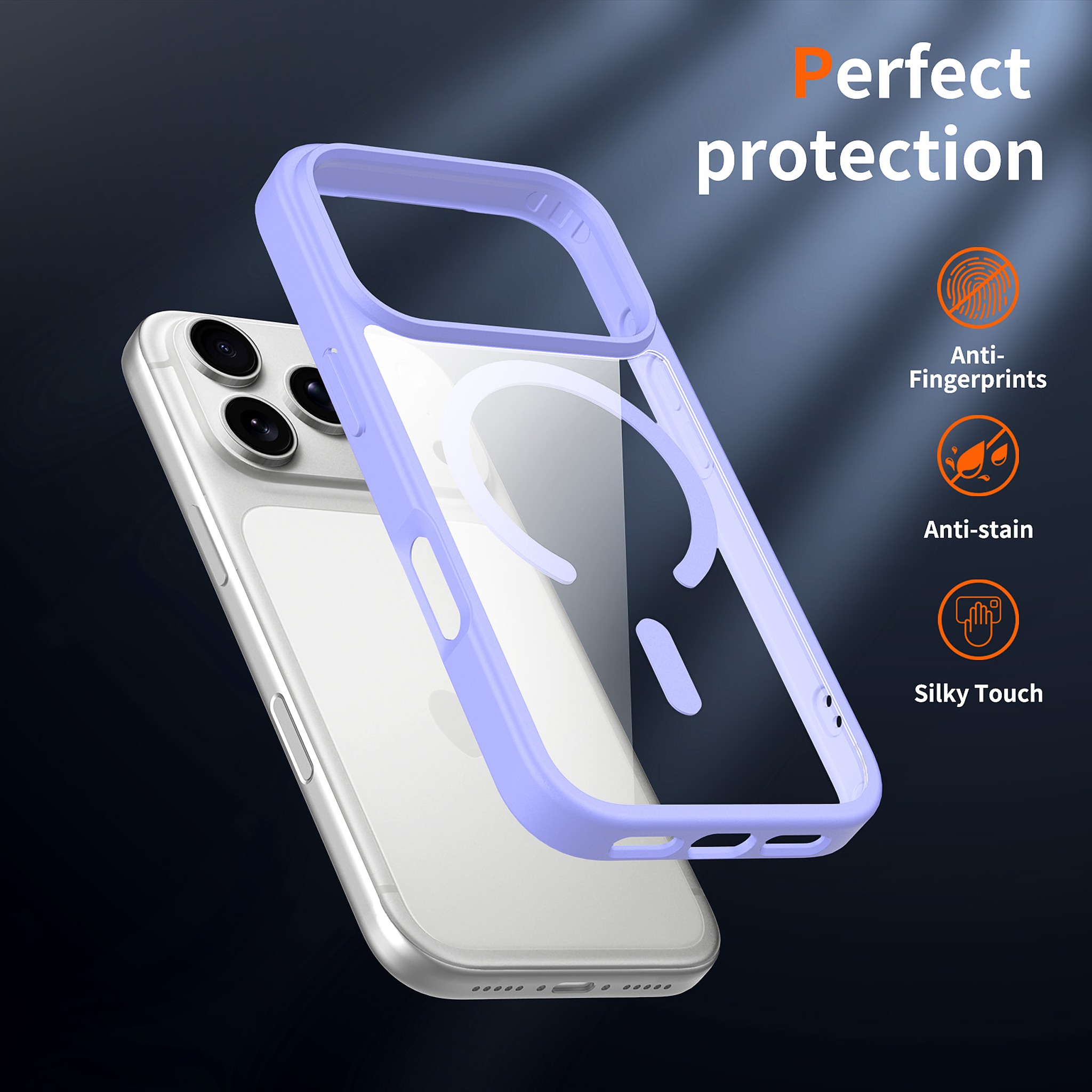 SendaFit Clear Two-in-One MagSafe Case for iPhone 17 Pro detail 26