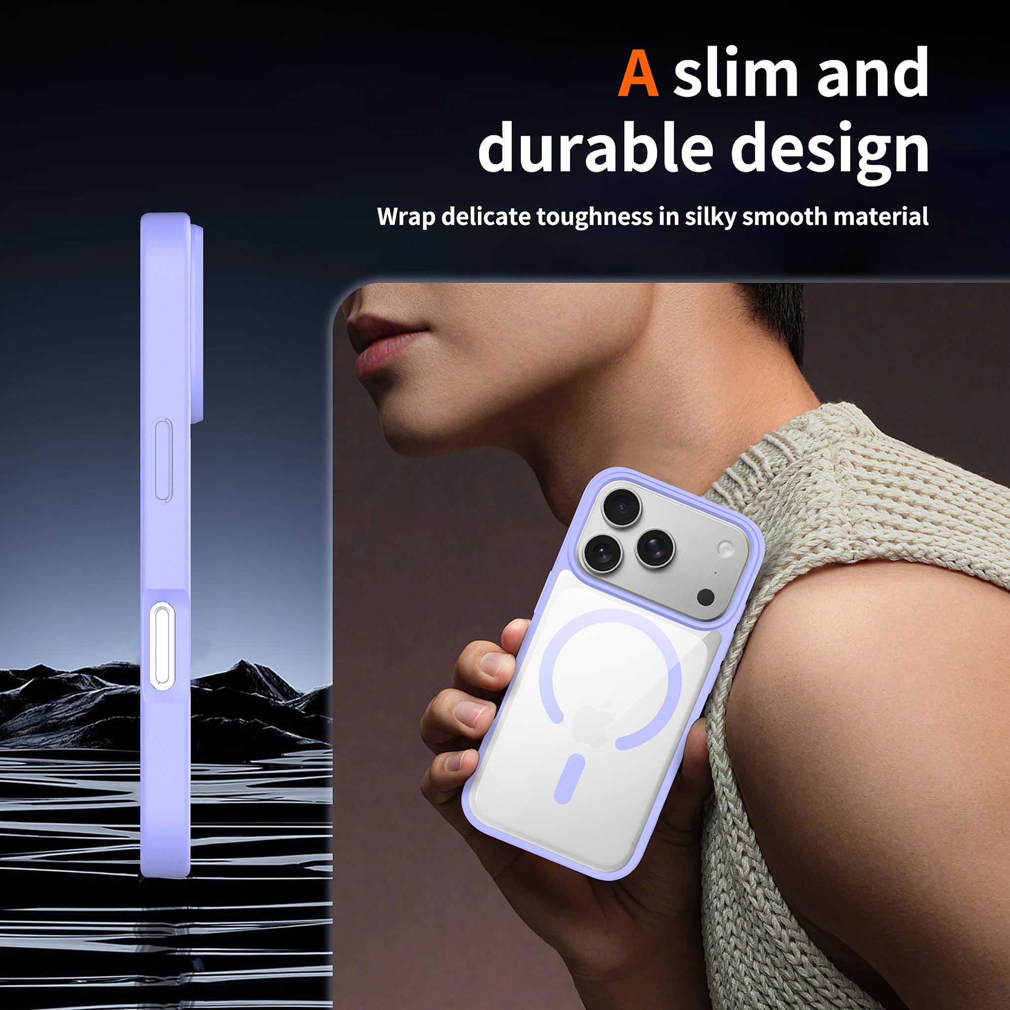 SendaFit Clear Two-in-One MagSafe Case for iPhone 17 Pro detail 27