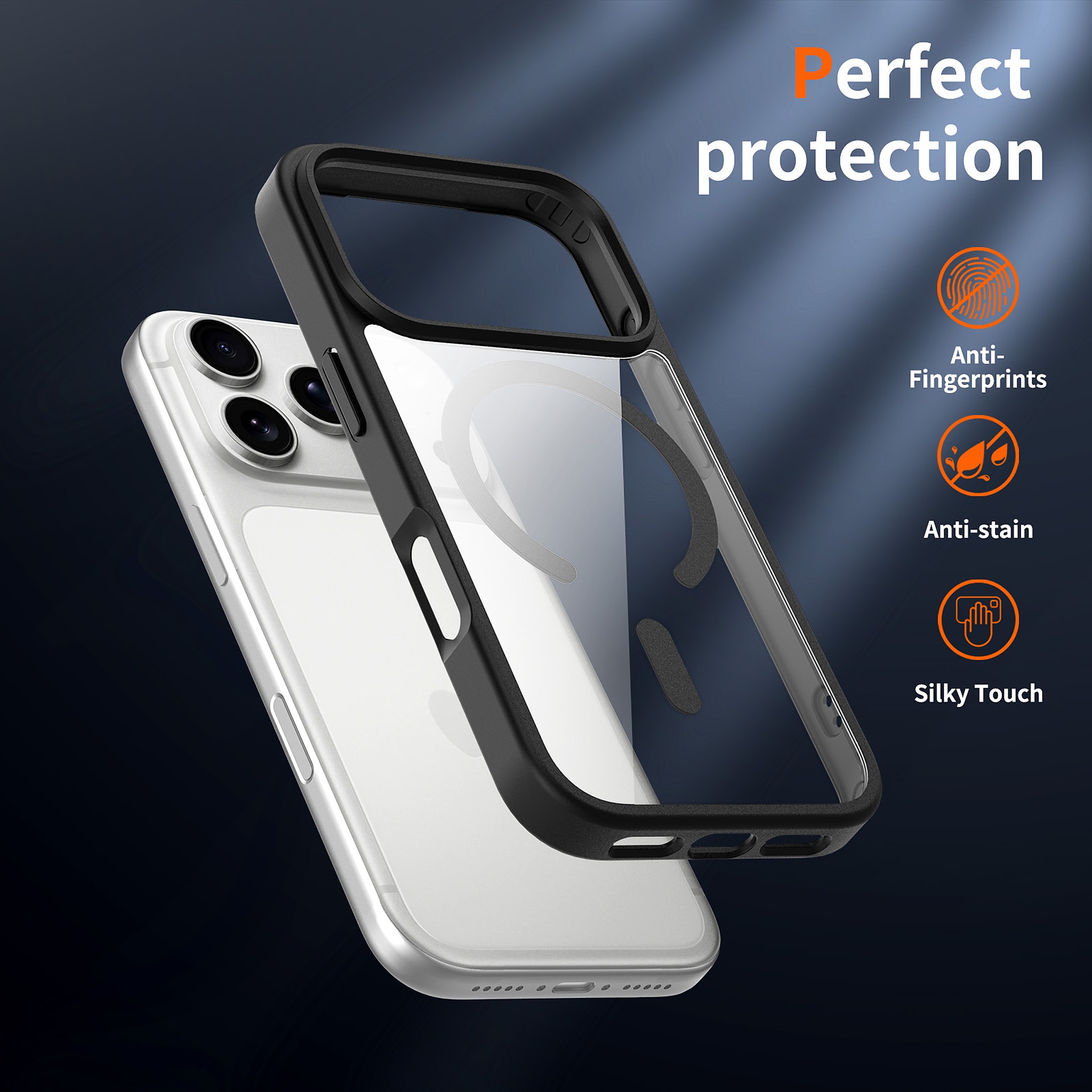 SendaFit Clear Two-in-One MagSafe Case for iPhone 17 Pro detail 3