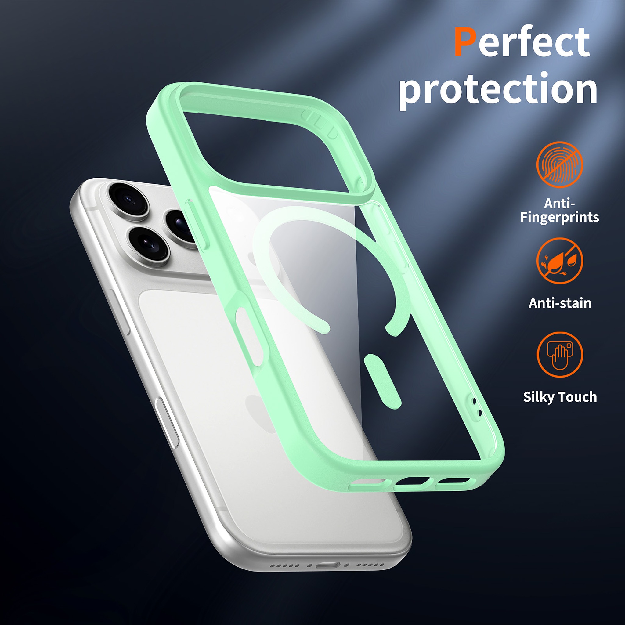 SendaFit Clear Two-in-One MagSafe Case for iPhone 17 Pro detail 30