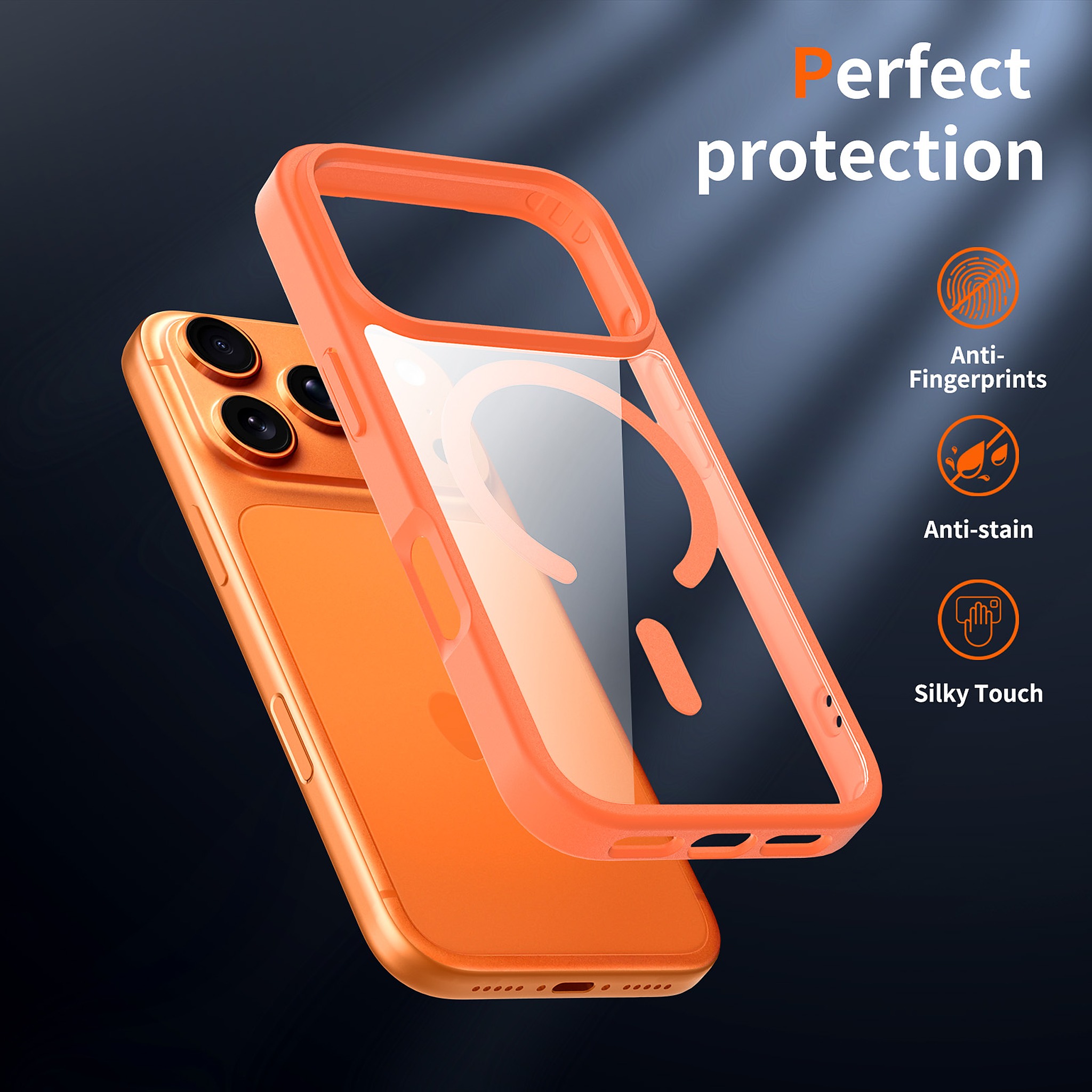 SendaFit Clear Two-in-One MagSafe Case for iPhone 17 Pro detail 32