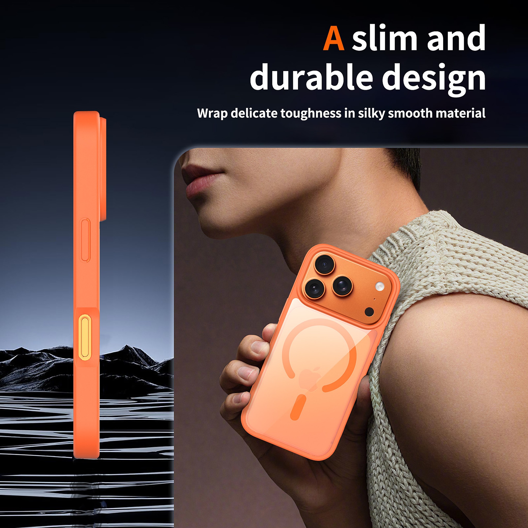 SendaFit Clear Two-in-One MagSafe Case for iPhone 17 Pro detail 33