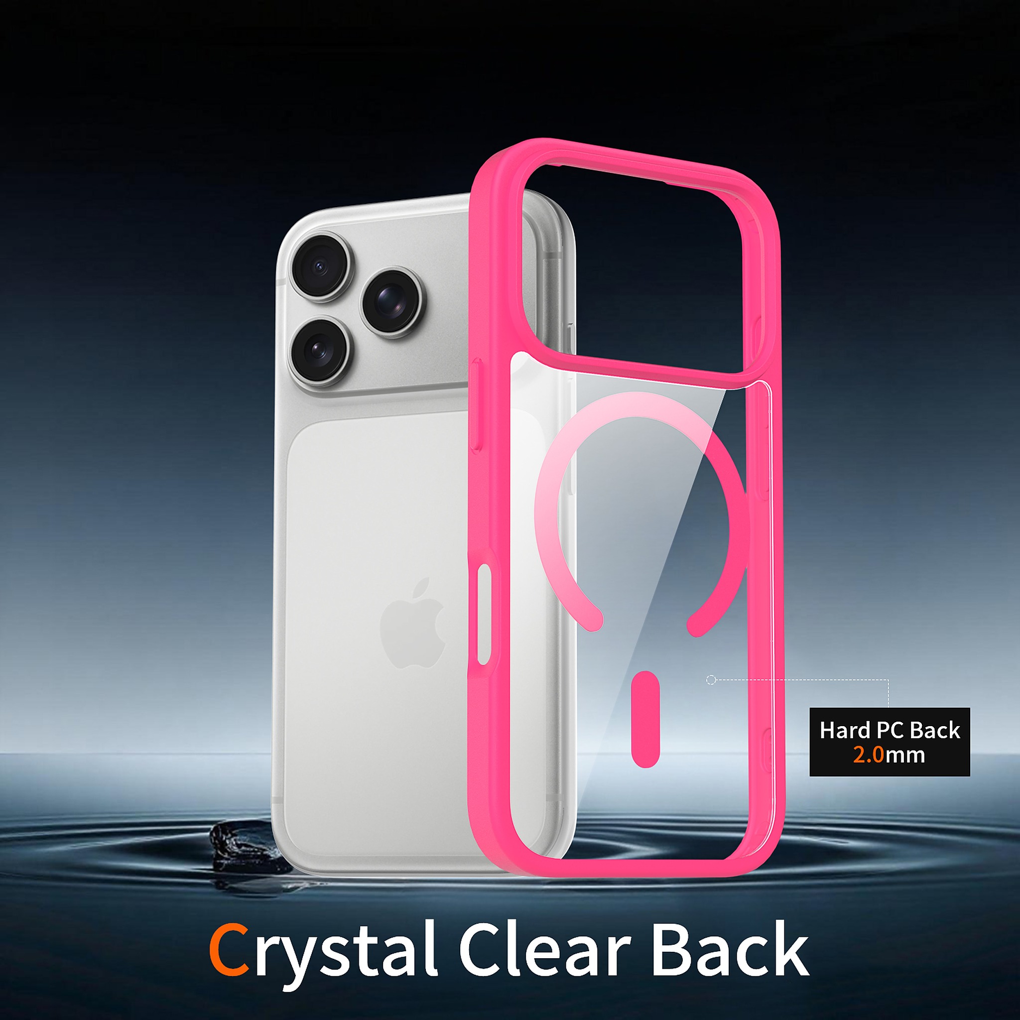 SendaFit Clear Two-in-One MagSafe Case for iPhone 17 Pro detail 6