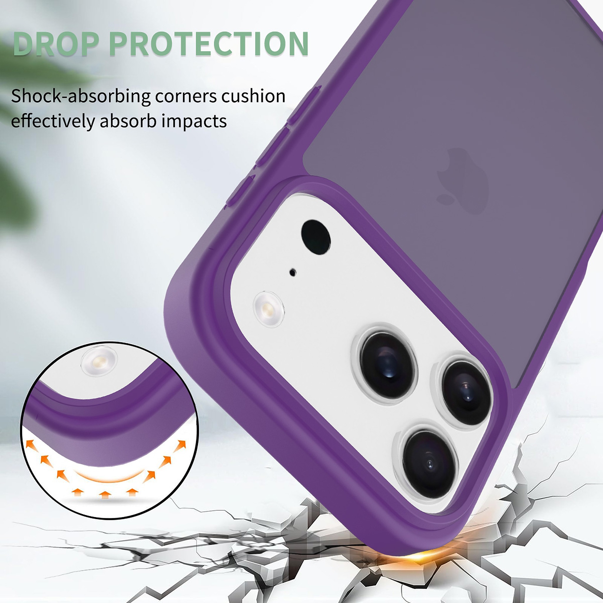 SendaFit Matte Skin-Feel Two-in-One Case for iPhone 17 Pro detail 20