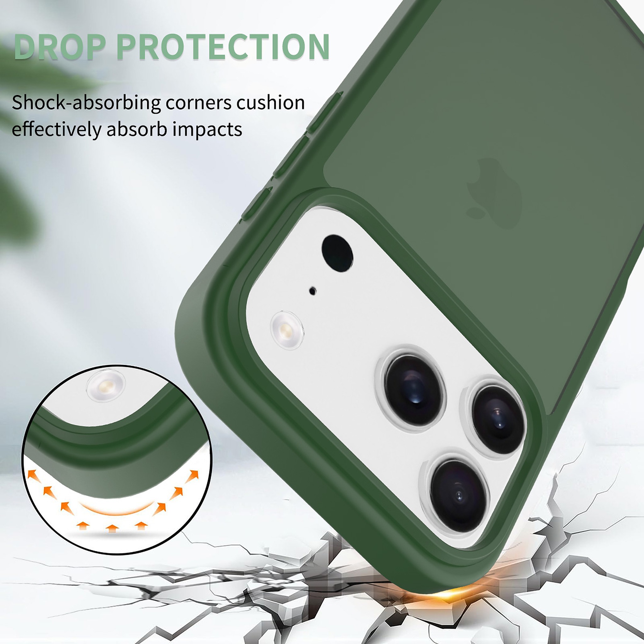 SendaFit Matte Skin-Feel Two-in-One Case for iPhone 17 Pro detail 21