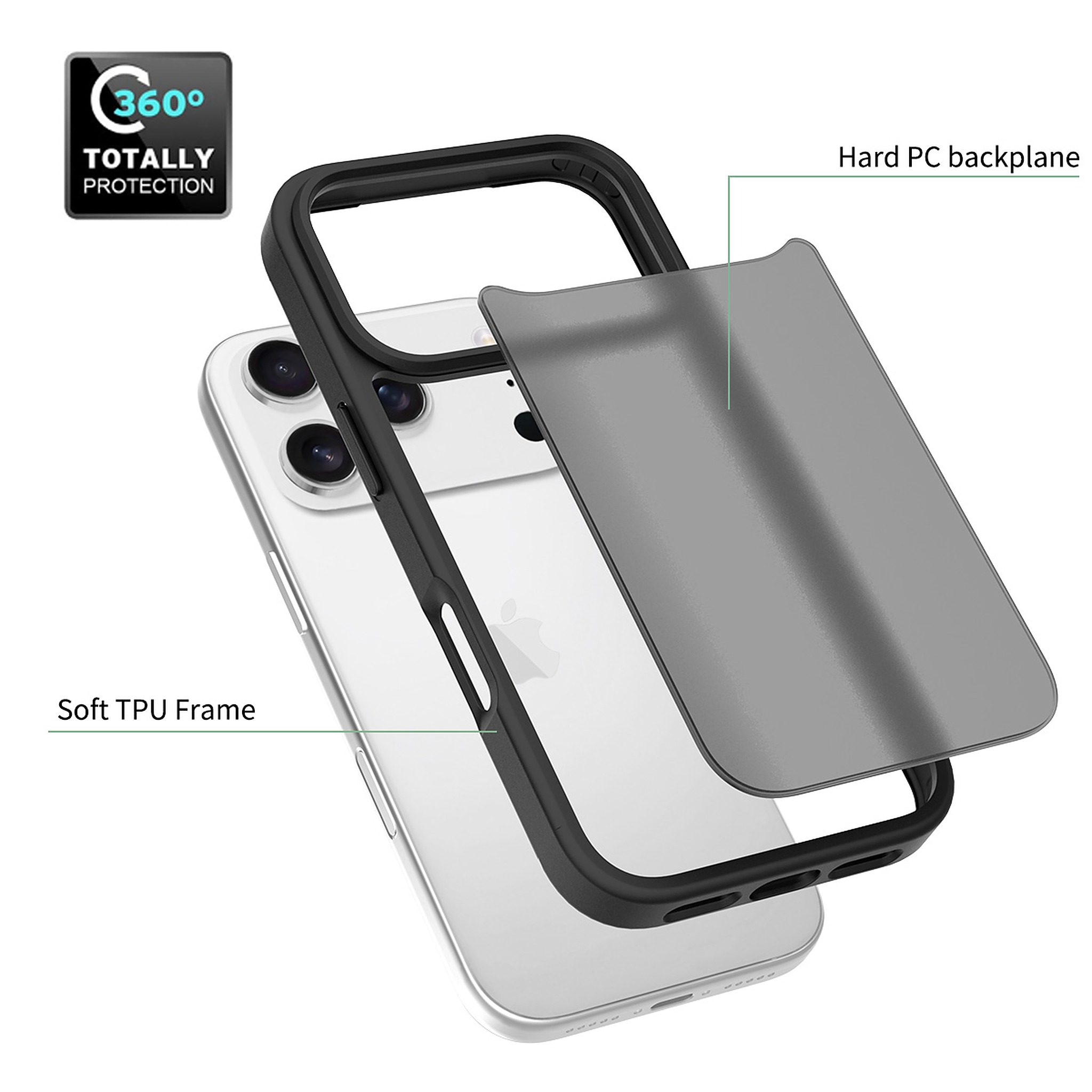 SendaFit Matte Skin-Feel Two-in-One Case for iPhone 17 Pro detail 34