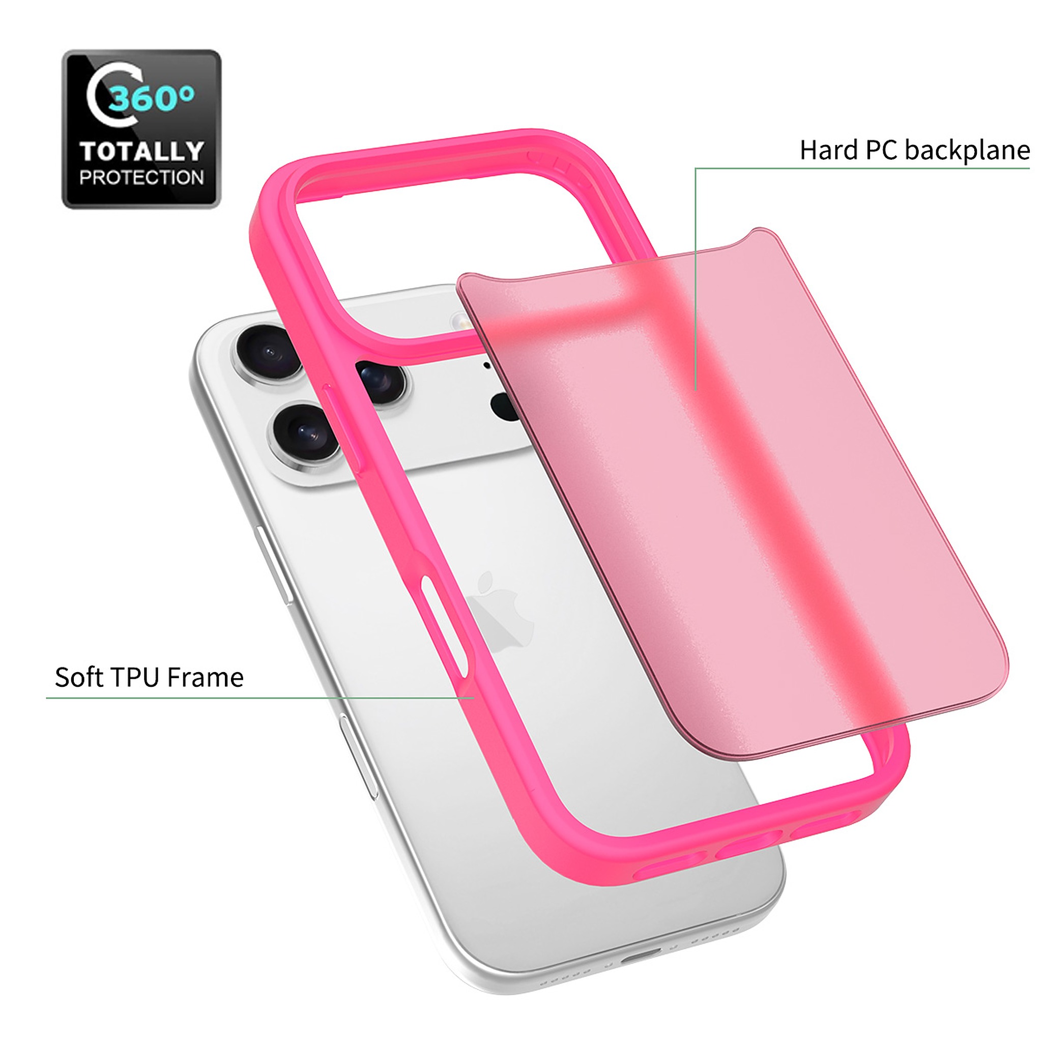 SendaFit Matte Skin-Feel Two-in-One Case for iPhone 17 Pro detail 36