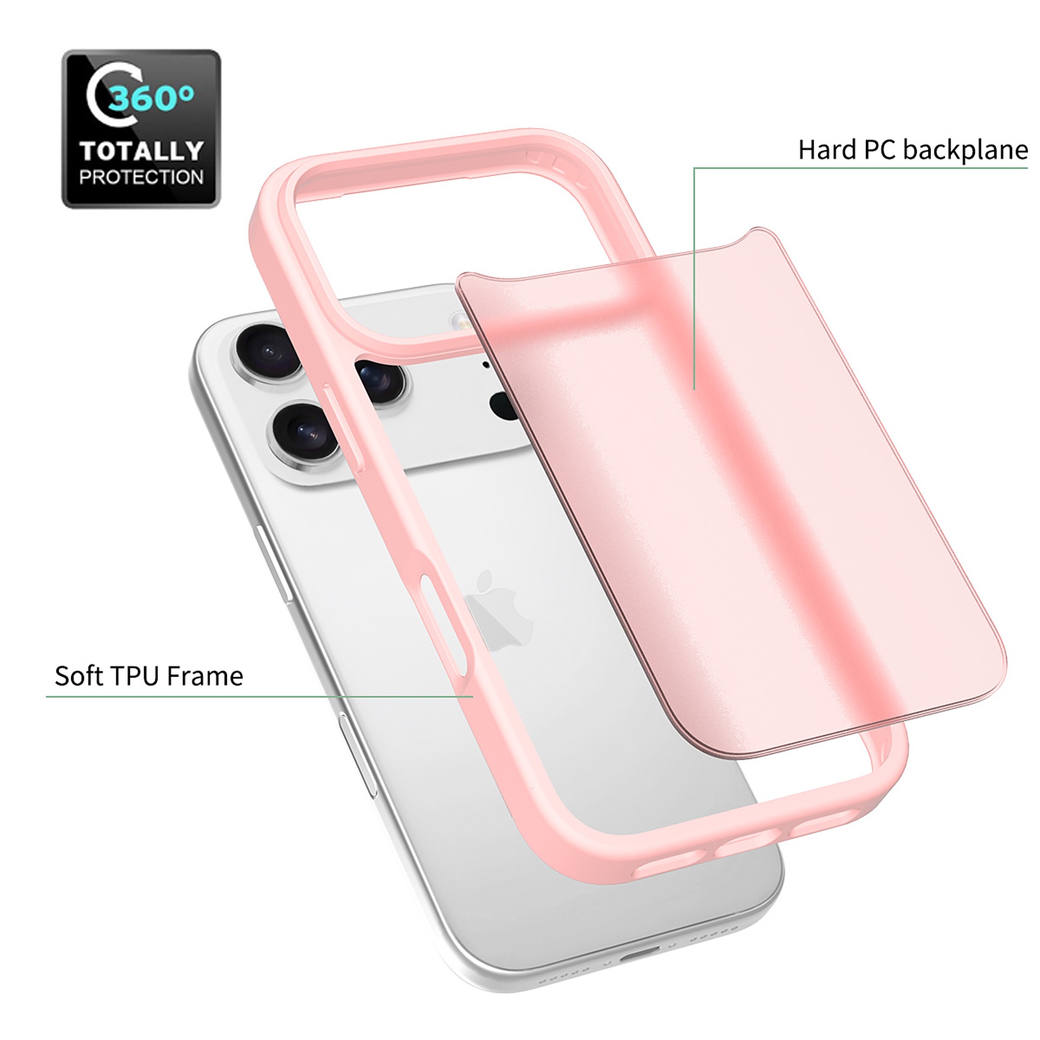 SendaFit Matte Skin-Feel Two-in-One Case for iPhone 17 Pro detail 37