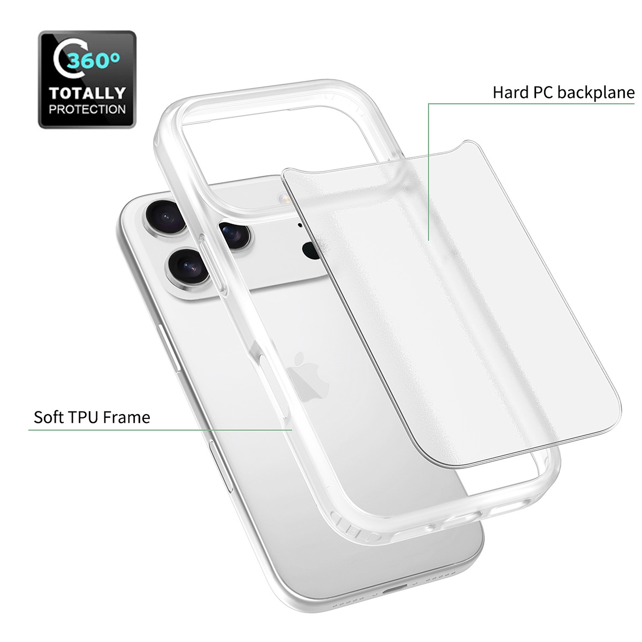 SendaFit Matte Skin-Feel Two-in-One Case for iPhone 17 Pro detail 38