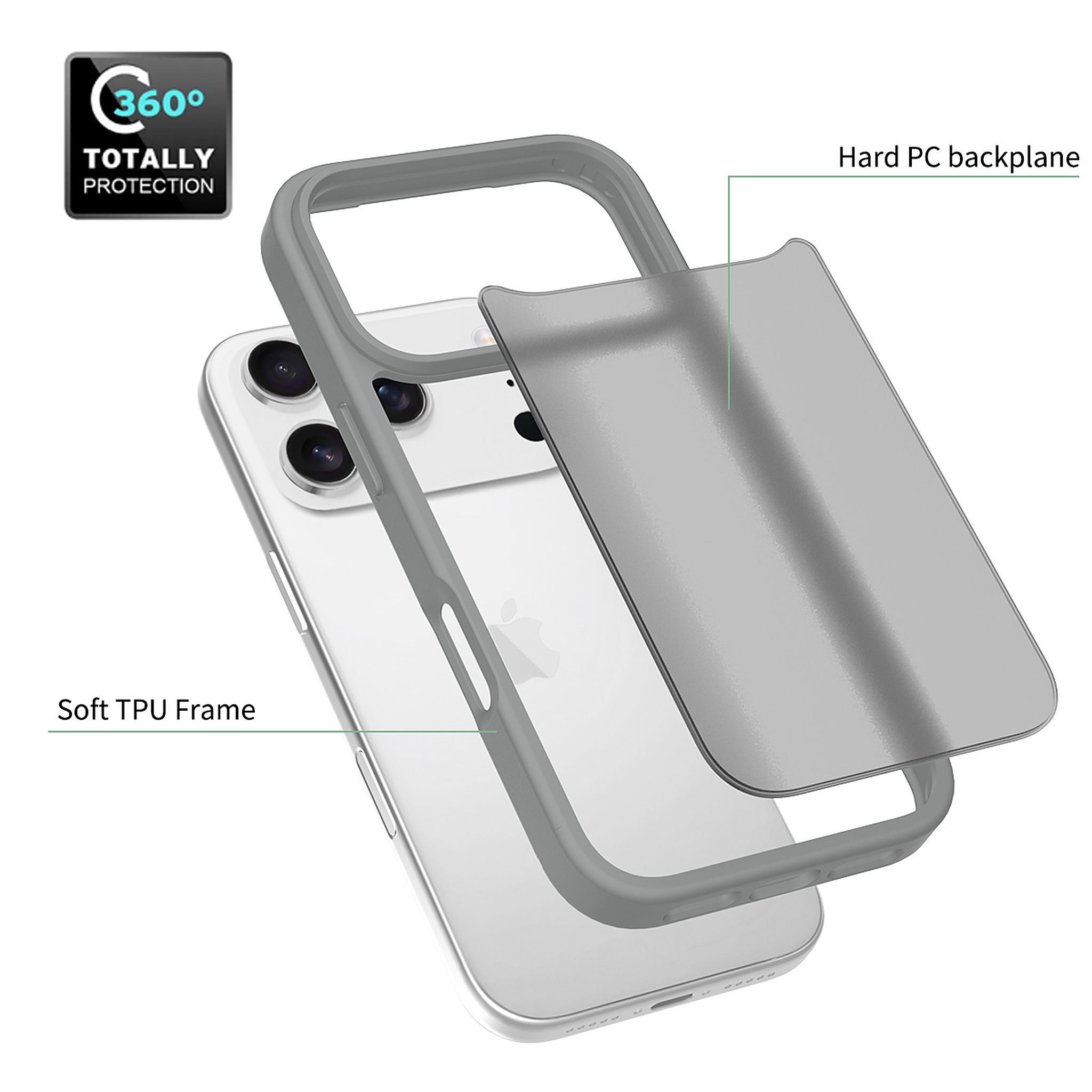 SendaFit Matte Skin-Feel Two-in-One Case for iPhone 17 Pro detail 39