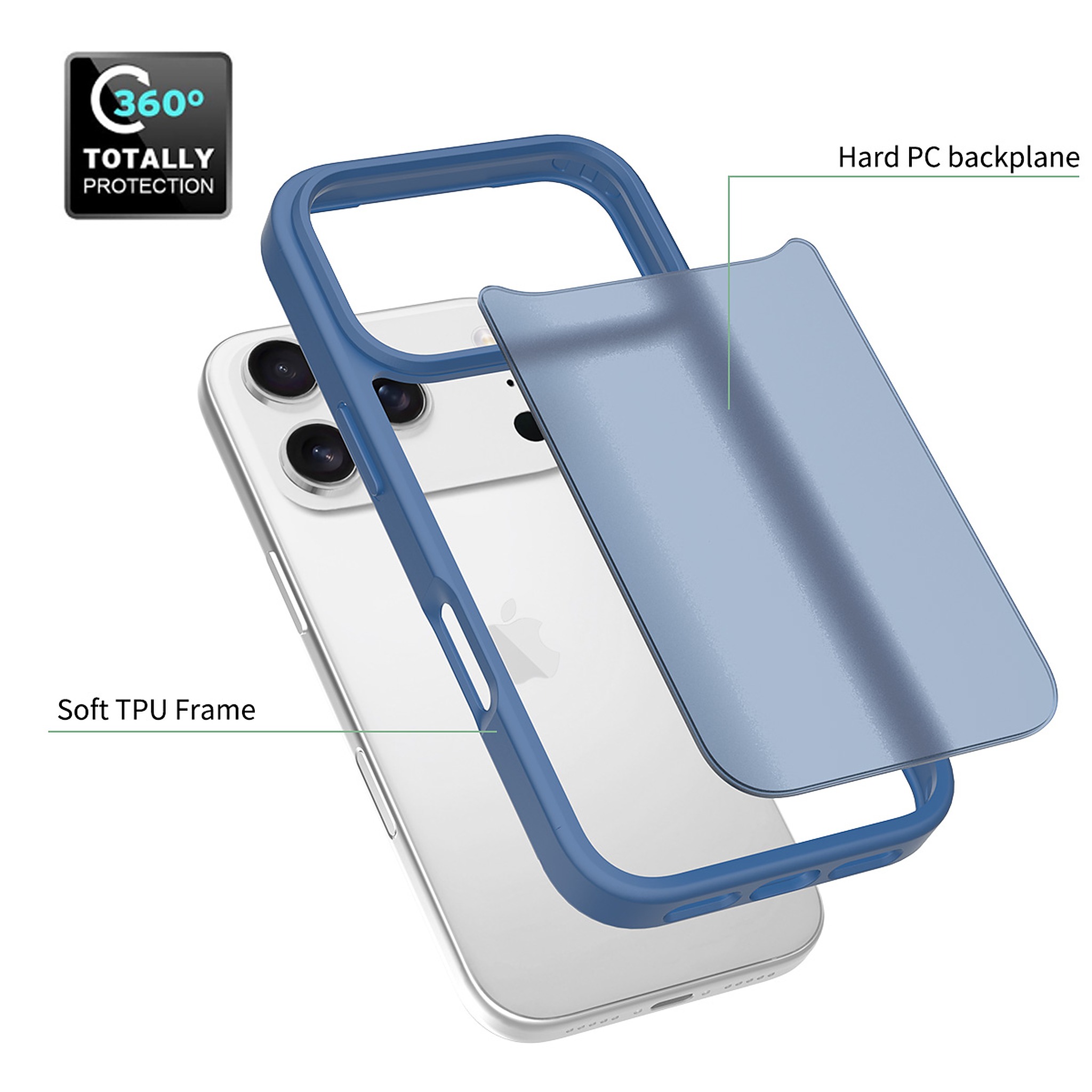 SendaFit Matte Skin-Feel Two-in-One Case for iPhone 17 Pro detail 40