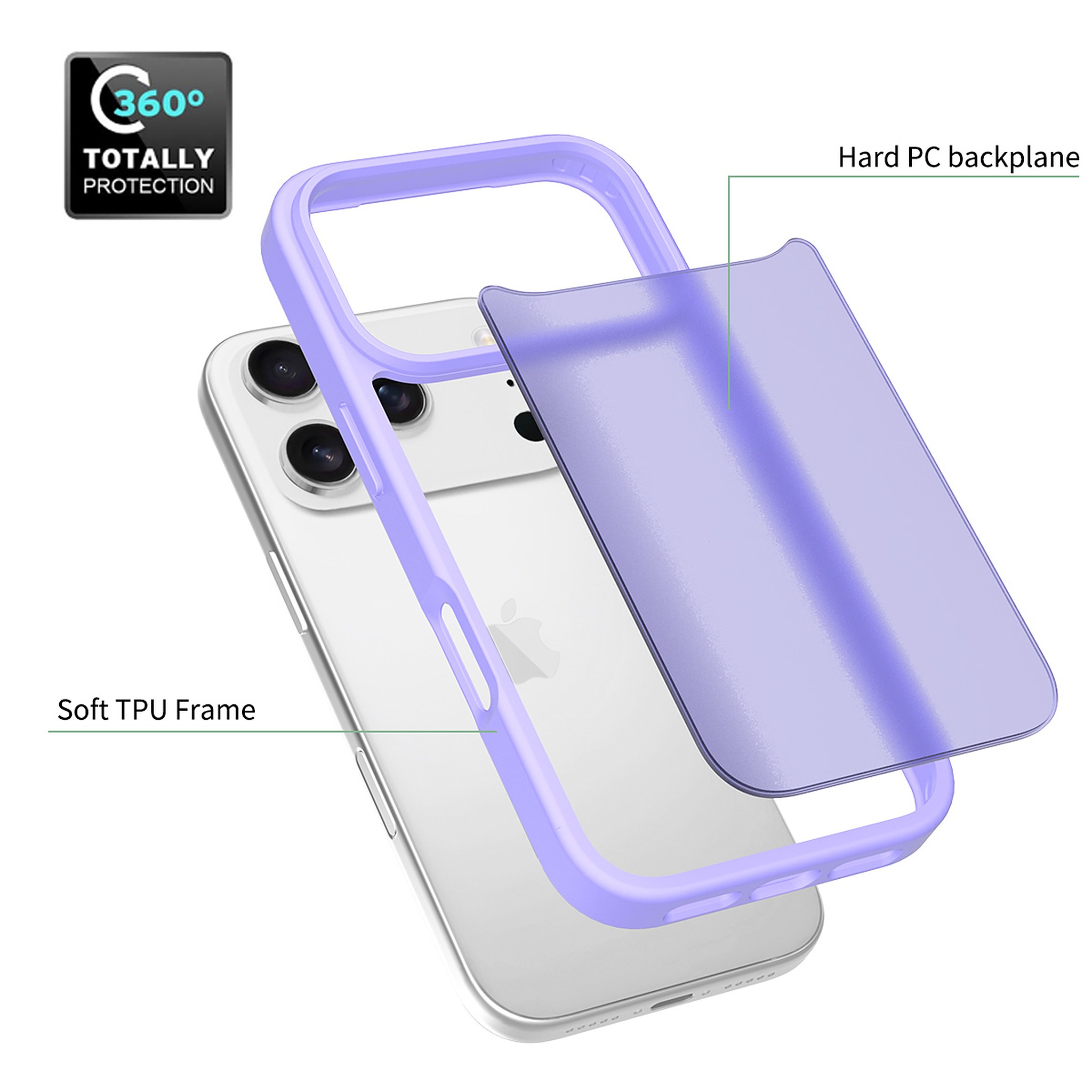 SendaFit Matte Skin-Feel Two-in-One Case for iPhone 17 Pro detail 41
