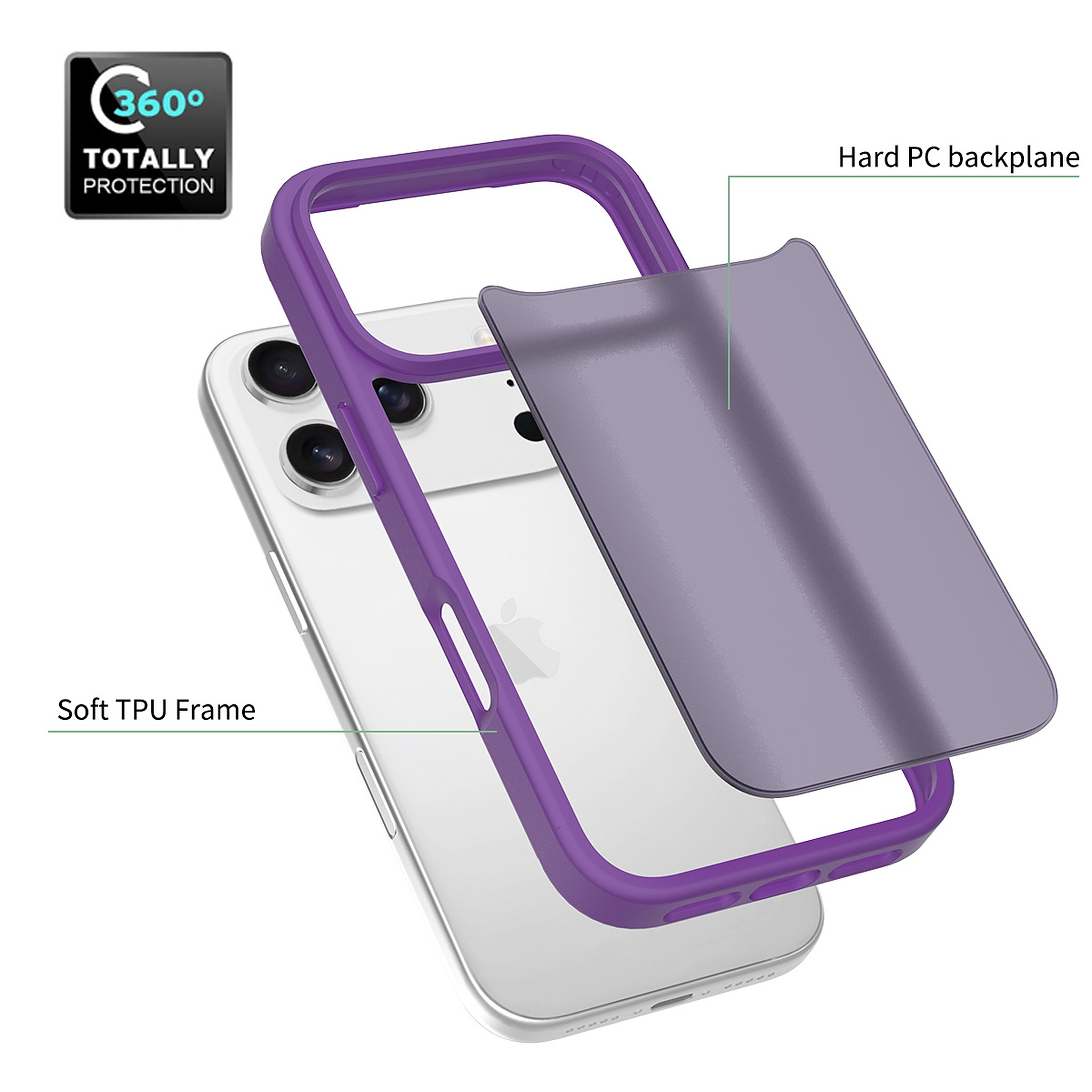 SendaFit Matte Skin-Feel Two-in-One Case for iPhone 17 Pro detail 42