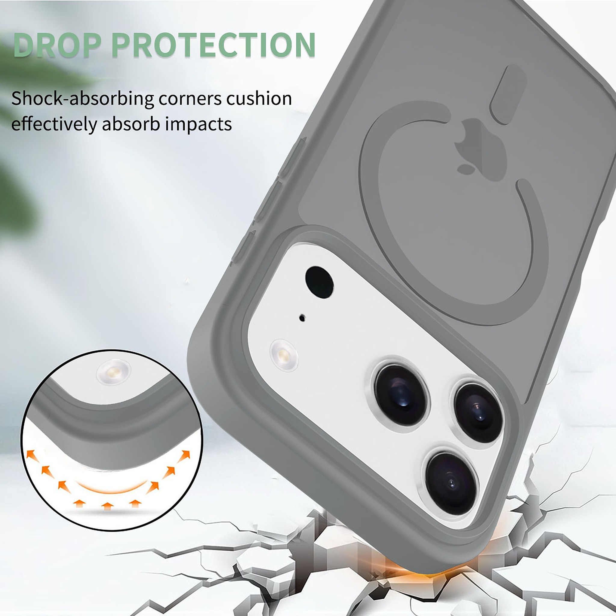 SendaFit Matte Skin-Feel Two-in-One MagSafe Cutout Case for iPhone 17 Pro detail 10
