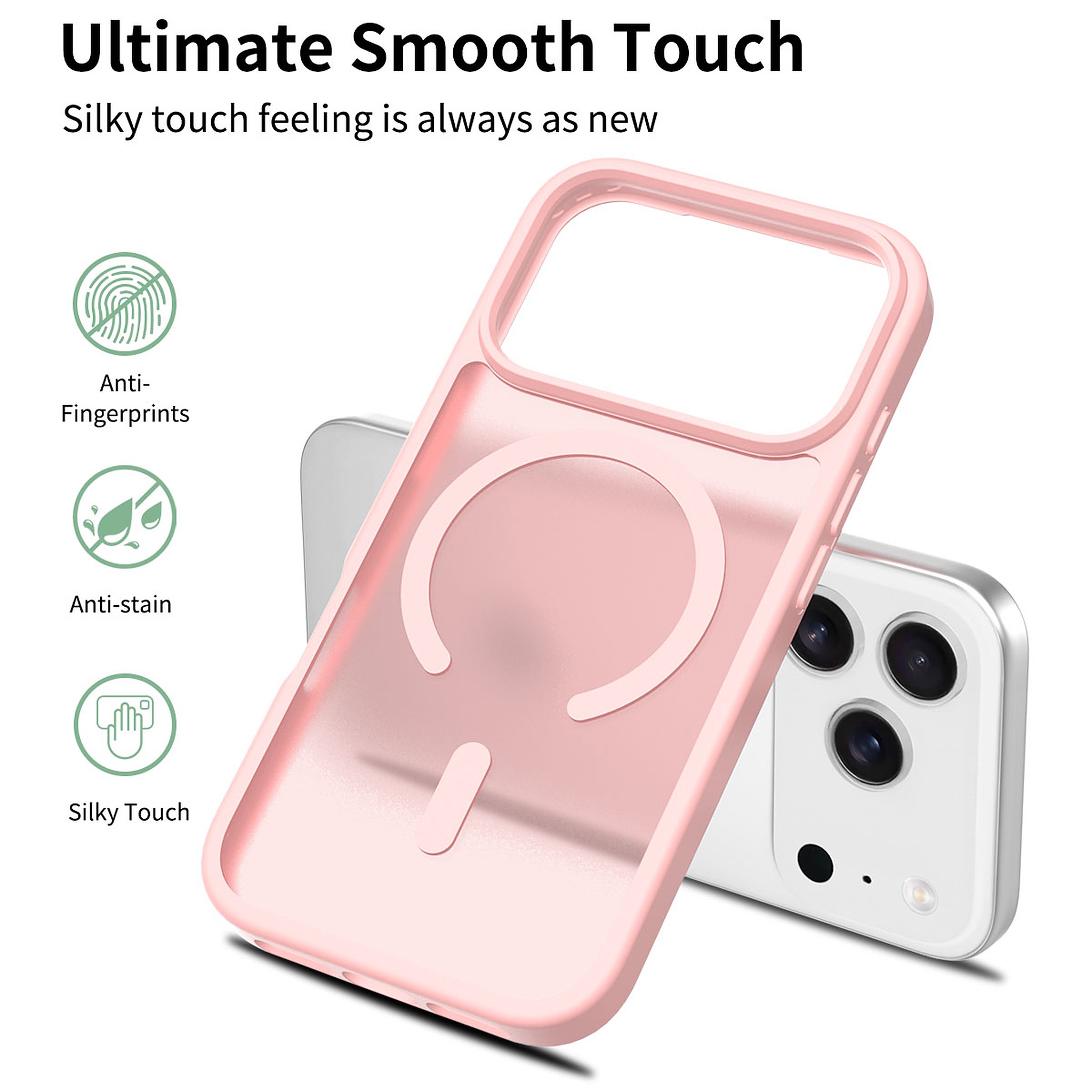 SendaFit Matte Skin-Feel Two-in-One MagSafe Cutout Case for iPhone 17 Pro detail 11