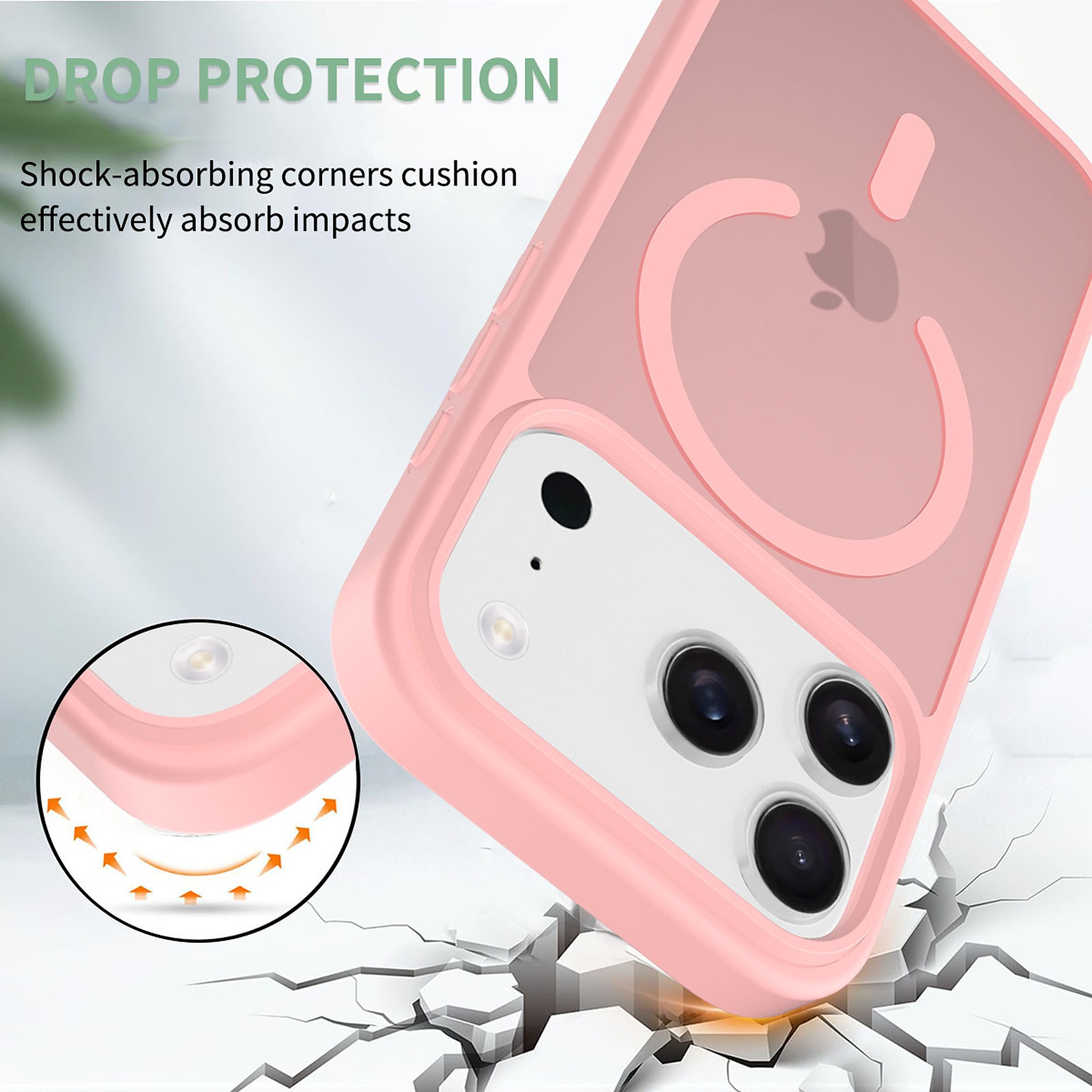 SendaFit Matte Skin-Feel Two-in-One MagSafe Cutout Case for iPhone 17 Pro detail 13