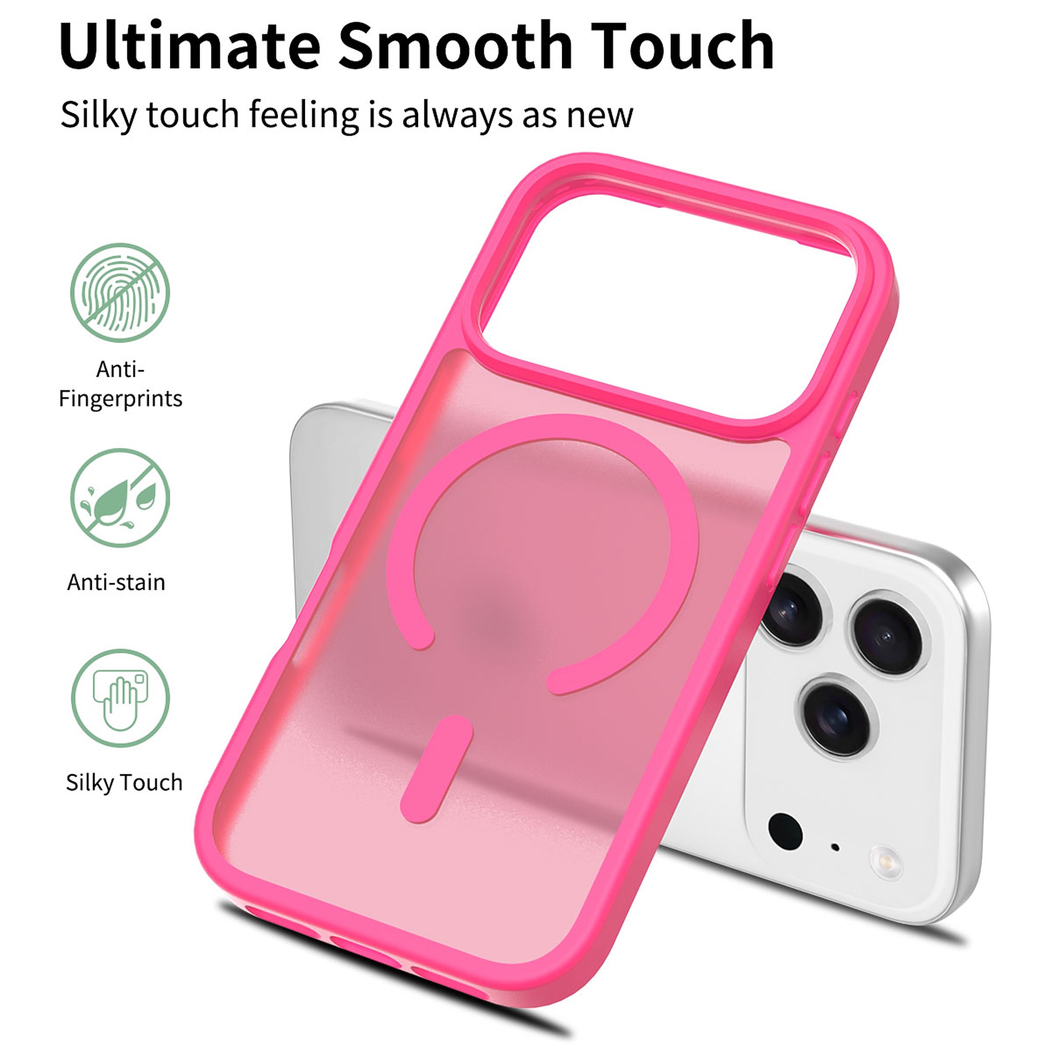 SendaFit Matte Skin-Feel Two-in-One MagSafe Cutout Case for iPhone 17 Pro detail 14