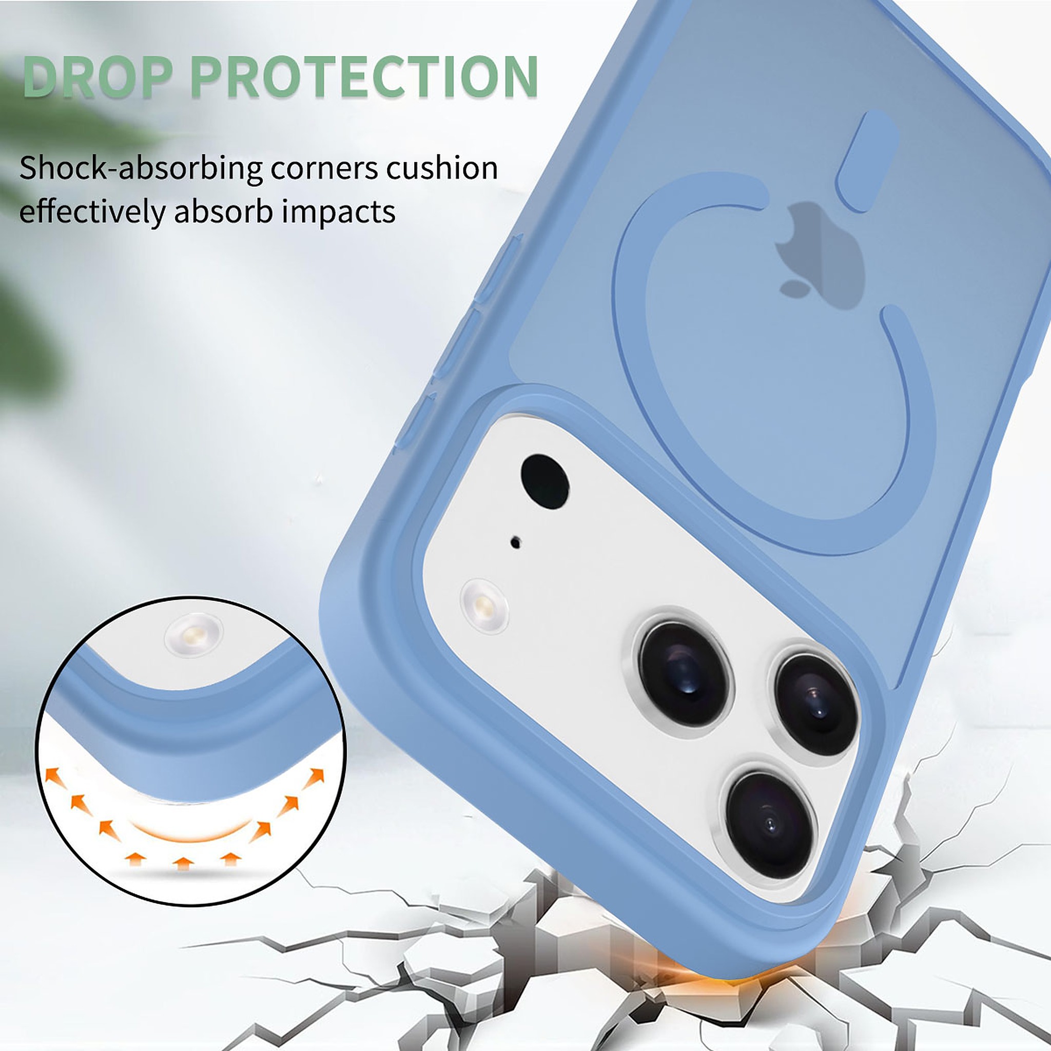 SendaFit Matte Skin-Feel Two-in-One MagSafe Cutout Case for iPhone 17 Pro detail 25