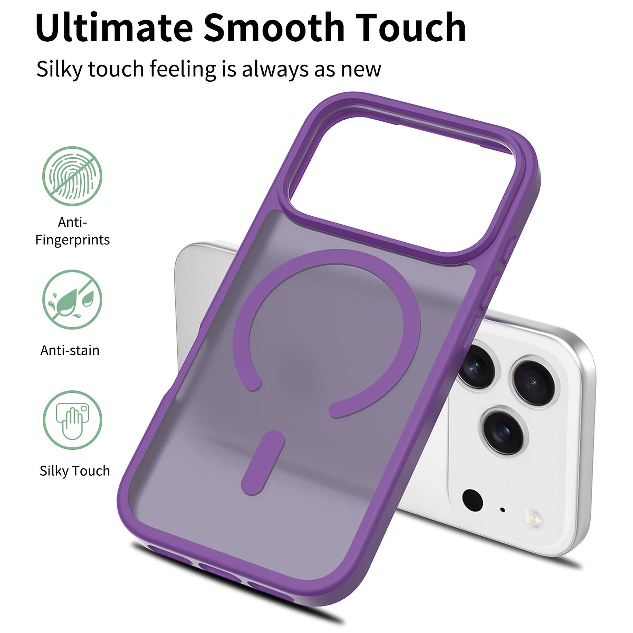 SendaFit Matte Skin-Feel Two-in-One MagSafe Cutout Case for iPhone 17 Pro detail 26