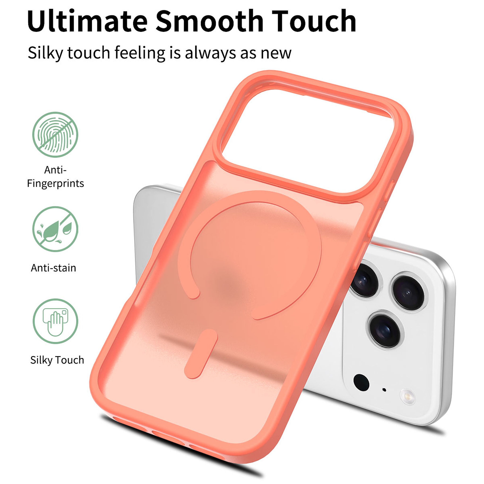 SendaFit Matte Skin-Feel Two-in-One MagSafe Cutout Case for iPhone 17 Pro detail 27