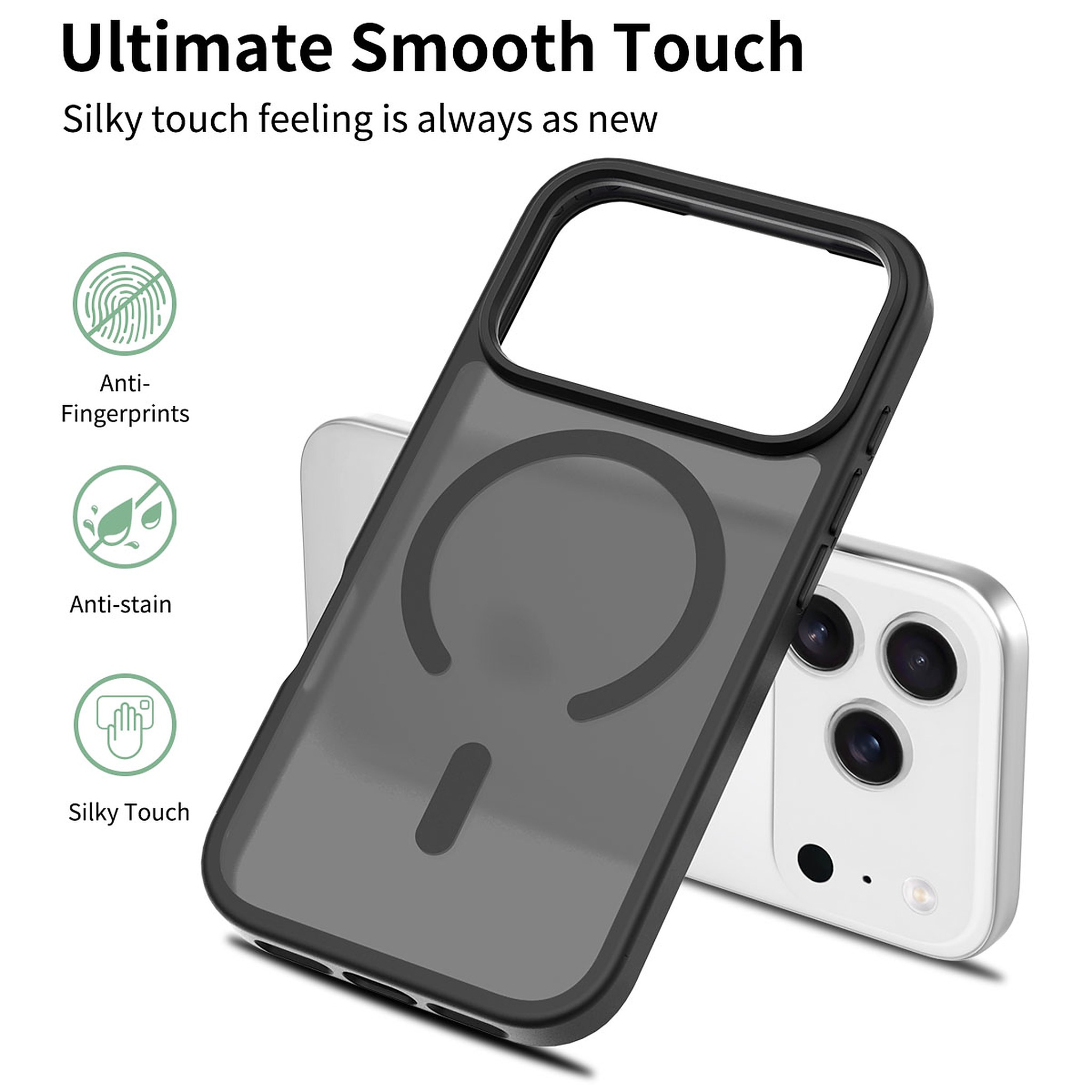SendaFit Matte Skin-Feel Two-in-One MagSafe Cutout Case for iPhone 17 Pro detail 30