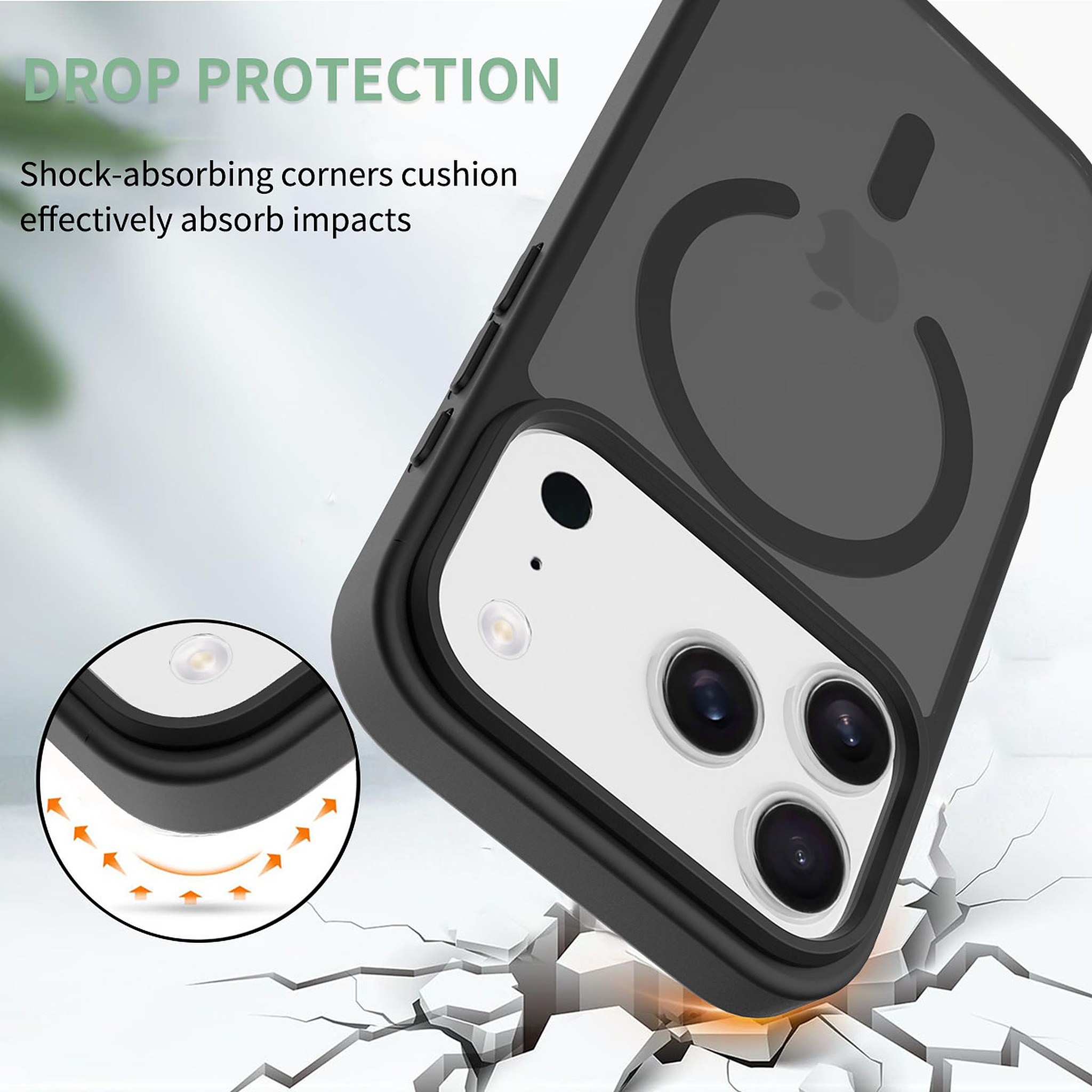 SendaFit Matte Skin-Feel Two-in-One MagSafe Cutout Case for iPhone 17 Pro detail 32