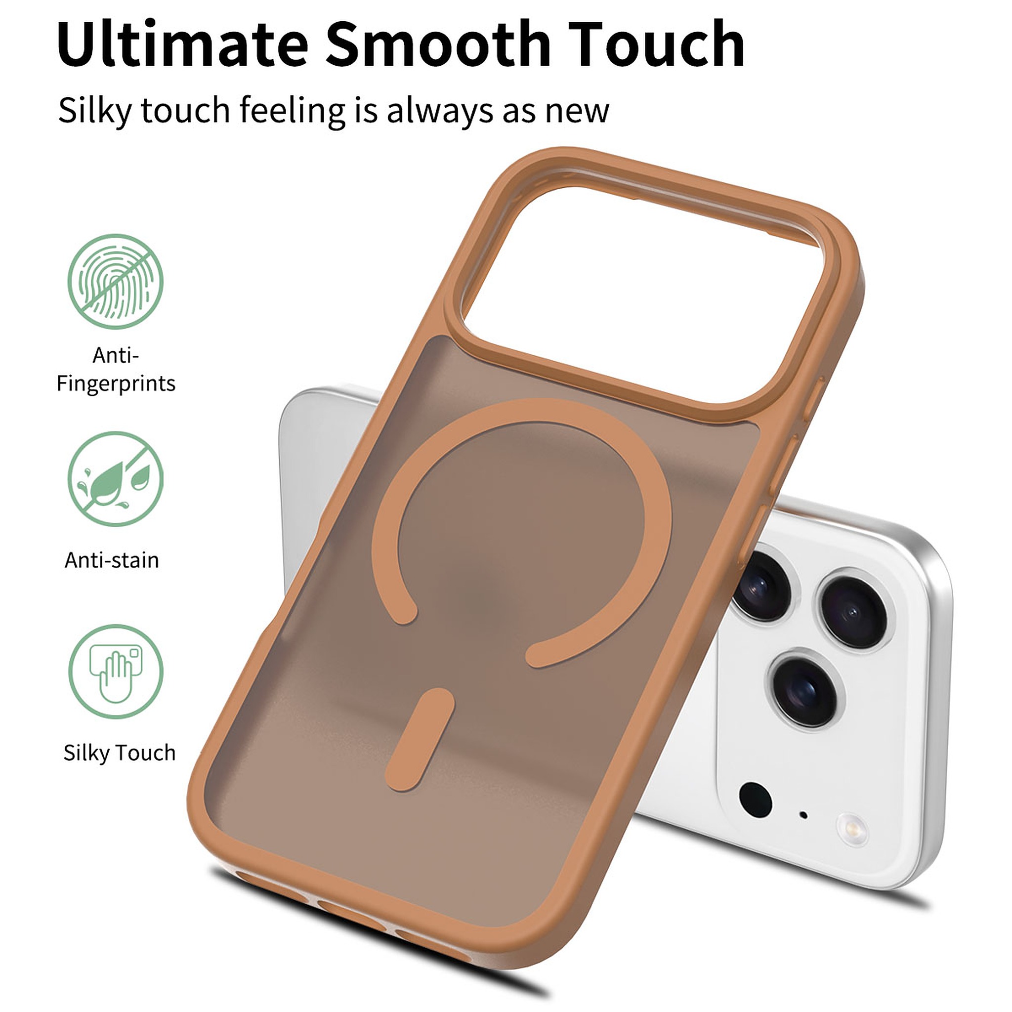 SendaFit Matte Skin-Feel Two-in-One MagSafe Cutout Case for iPhone 17 Pro detail 34