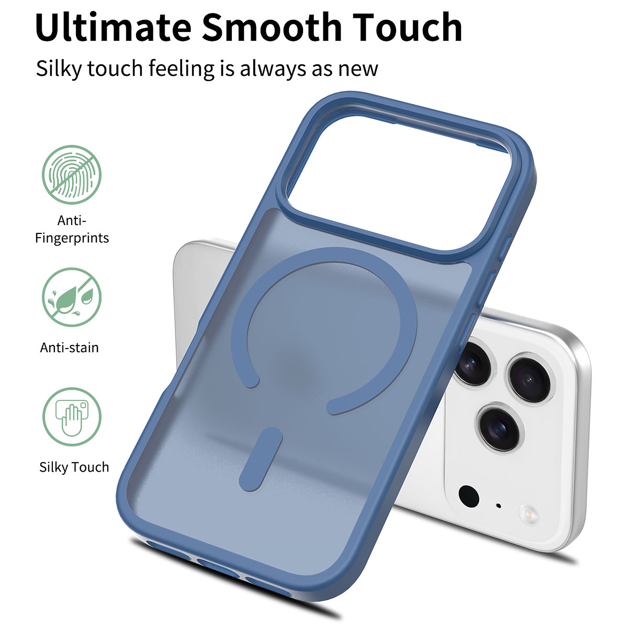 SendaFit Matte Skin-Feel Two-in-One MagSafe Cutout Case for iPhone 17 Pro detail 4