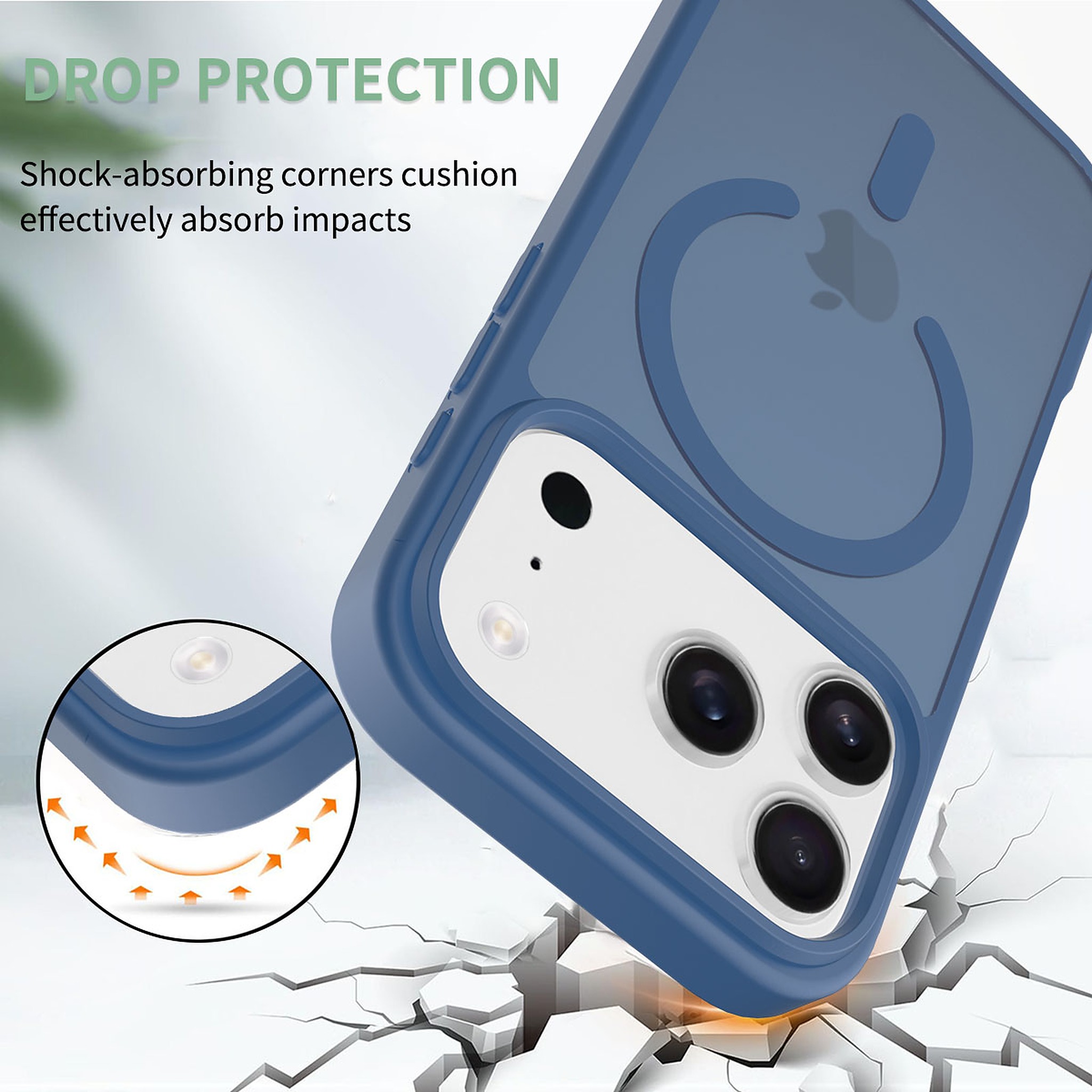 SendaFit Matte Skin-Feel Two-in-One MagSafe Cutout Case for iPhone 17 Pro detail 6