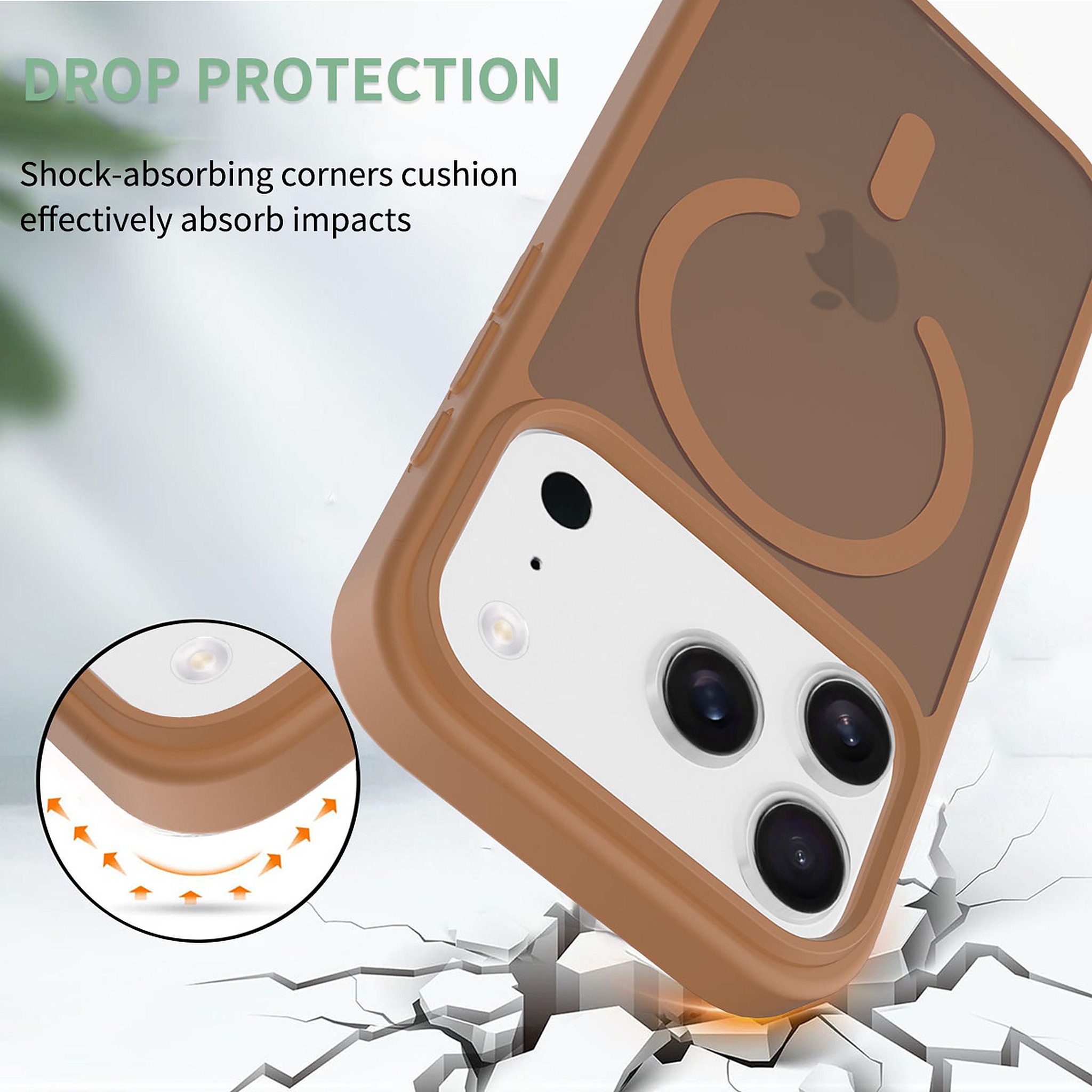 SendaFit Matte Skin-Feel Two-in-One MagSafe Cutout Case for iPhone 17 Pro detail 7