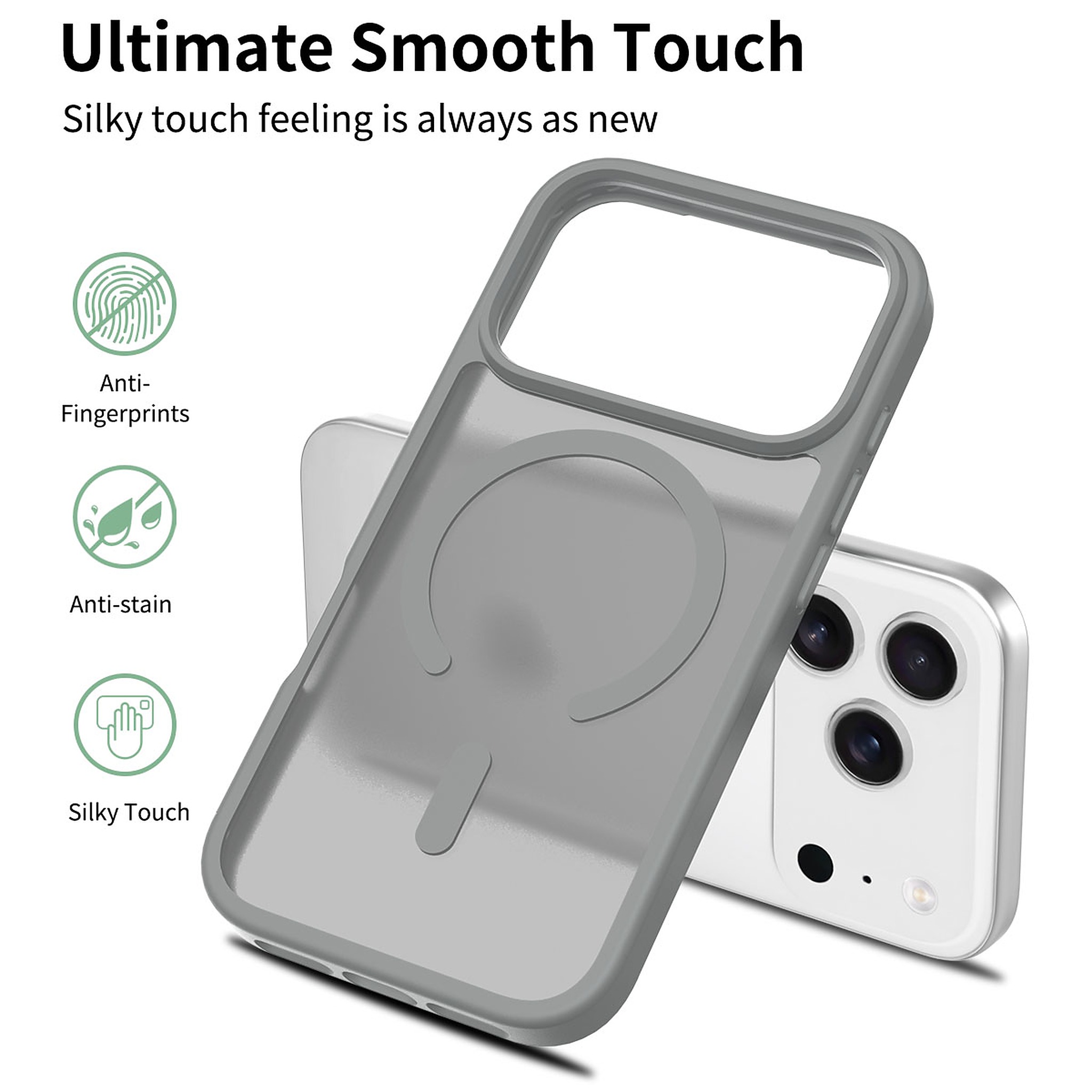 SendaFit Matte Skin-Feel Two-in-One MagSafe Cutout Case for iPhone 17 Pro detail 8