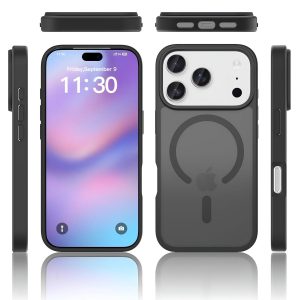 SendaFit Matte Skin-Feel Two-in-One MagSafe Cutout Case for iPhone 17 Pro