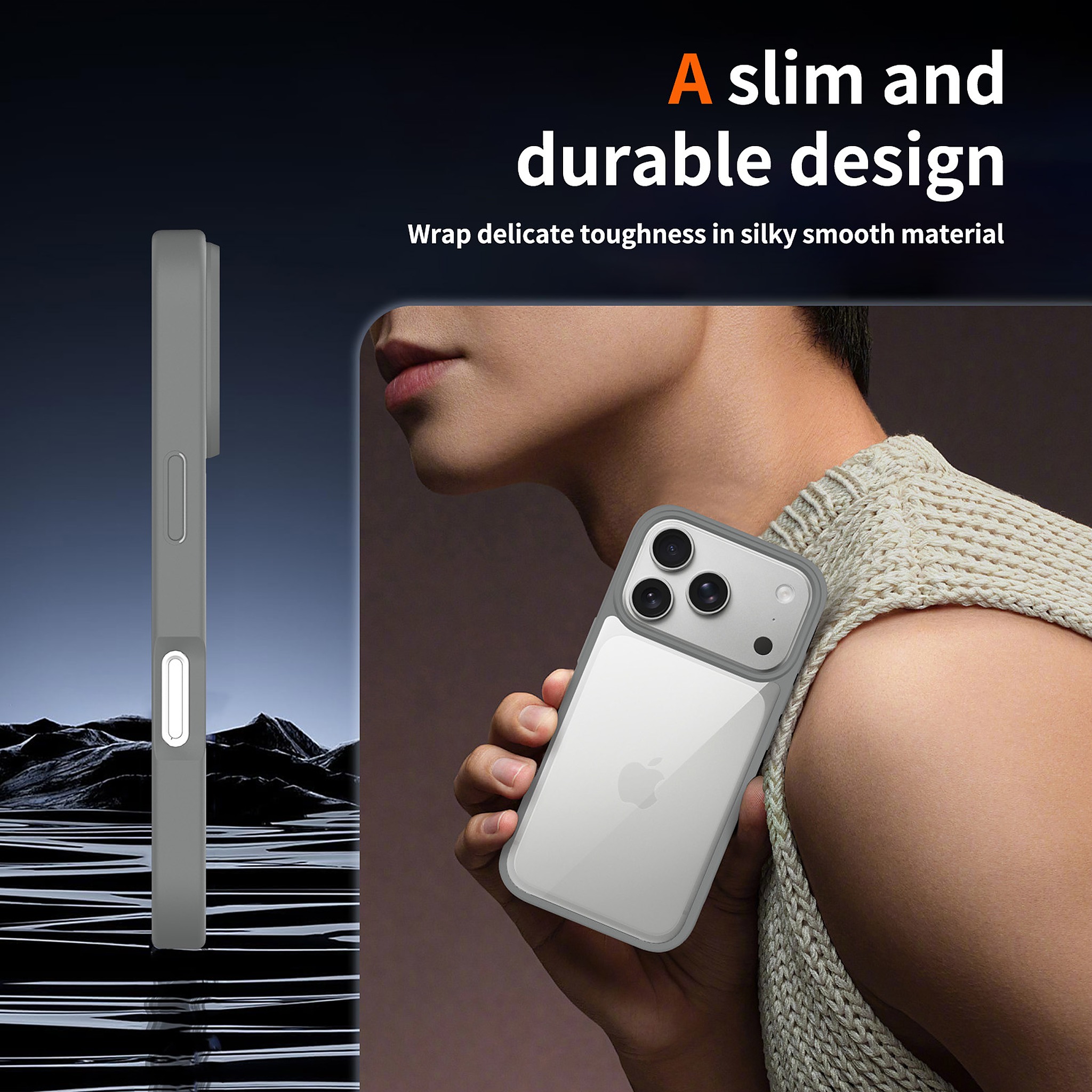 SendaFit Clear Two-in-One Case for iPhone 17 Pro detail 15