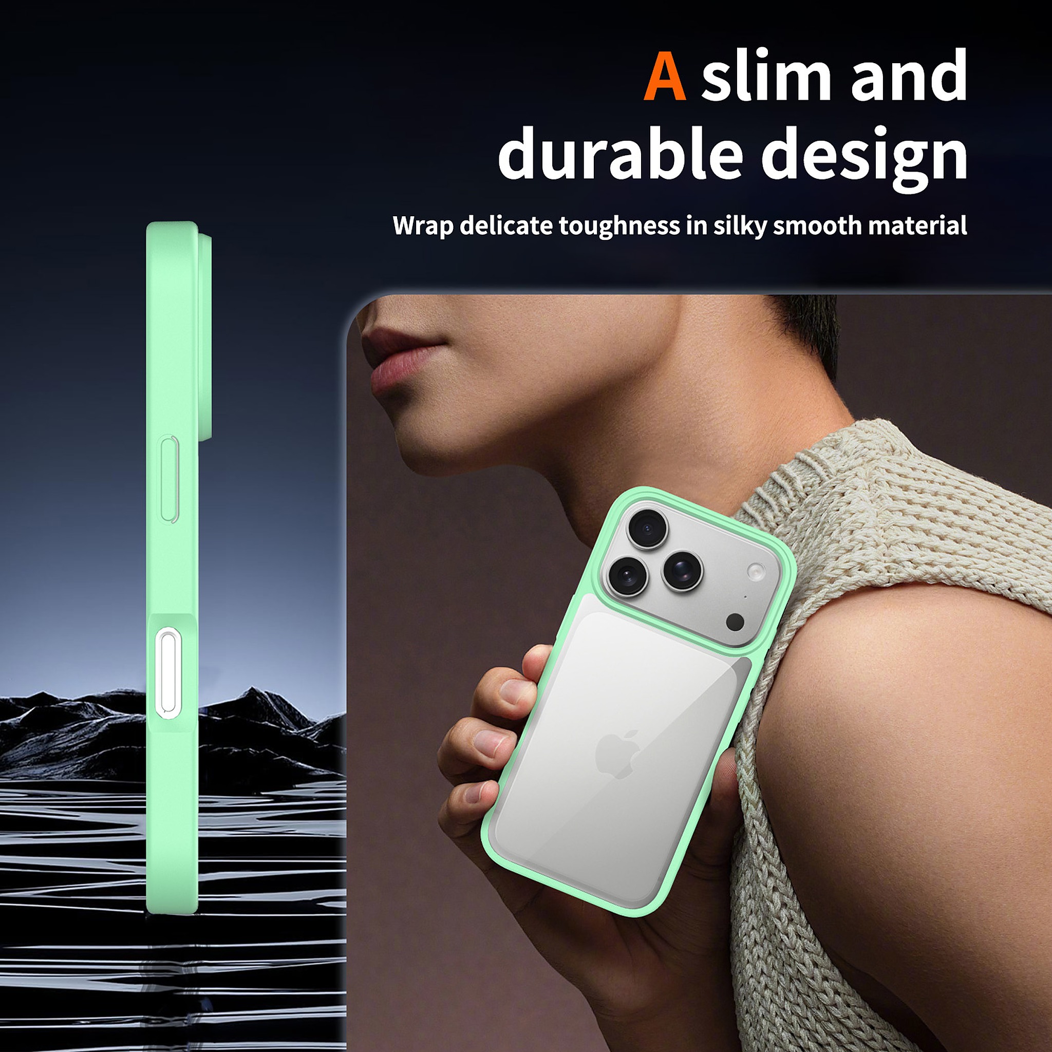 SendaFit Clear Two-in-One Case for iPhone 17 Pro detail 29