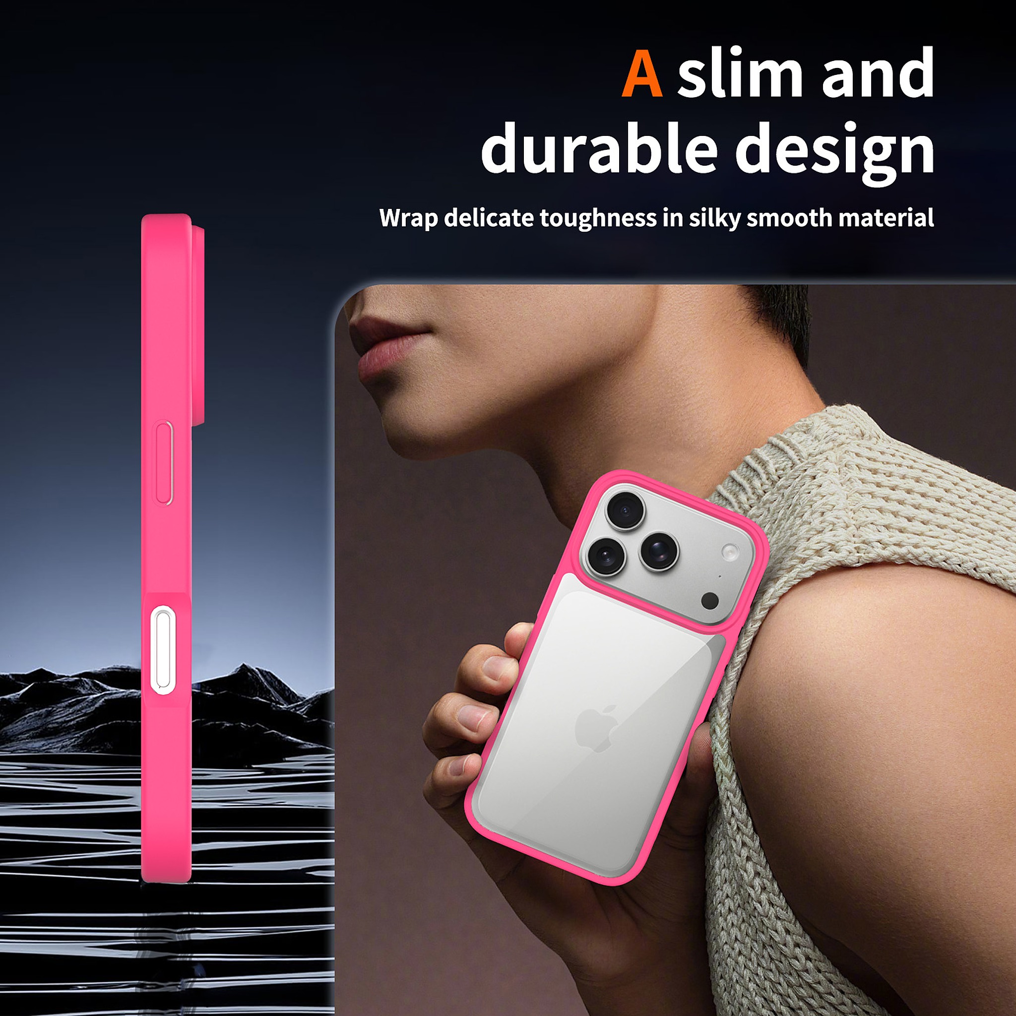 SendaFit Clear Two-in-One Case for iPhone 17 Pro detail 7