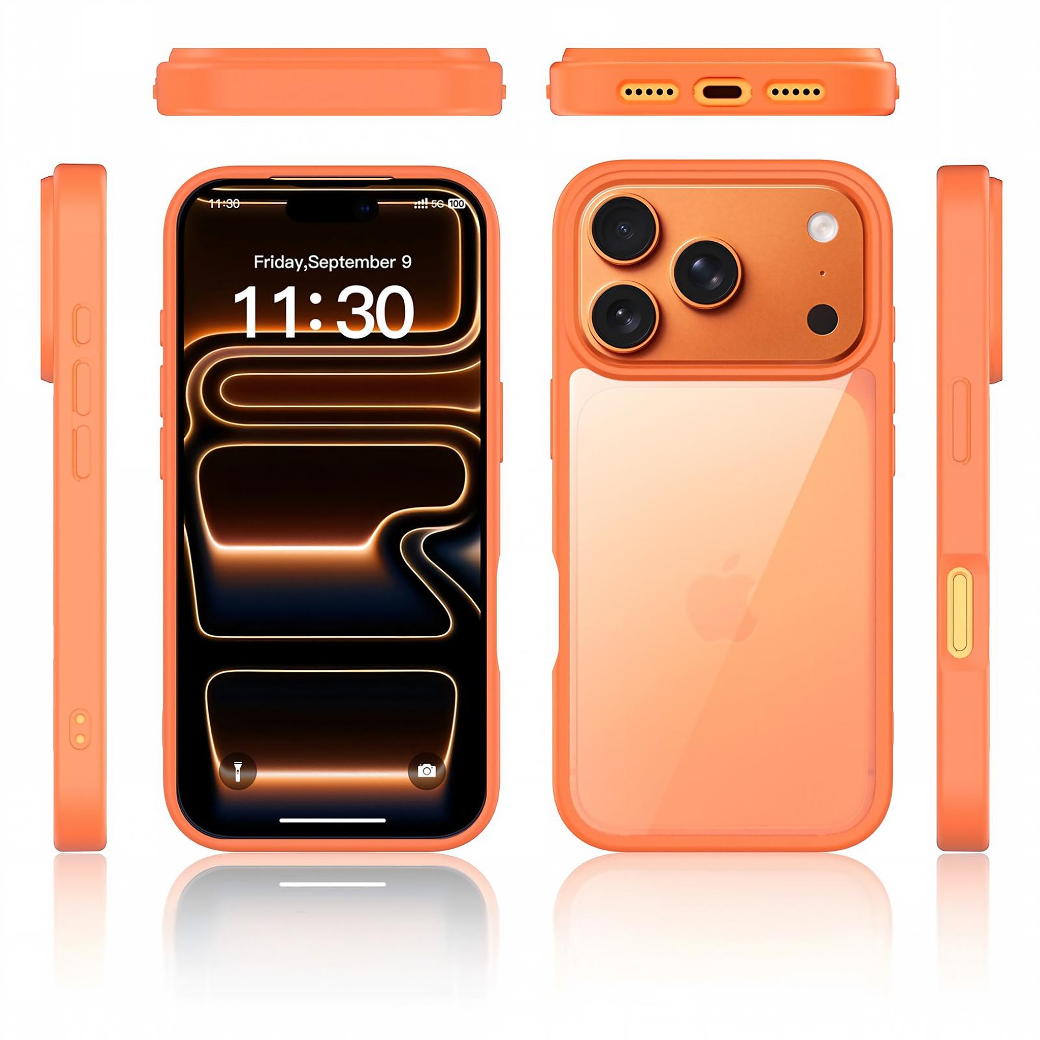 SendaFit Clear Two-in-One Case for iPhone 17 Pro