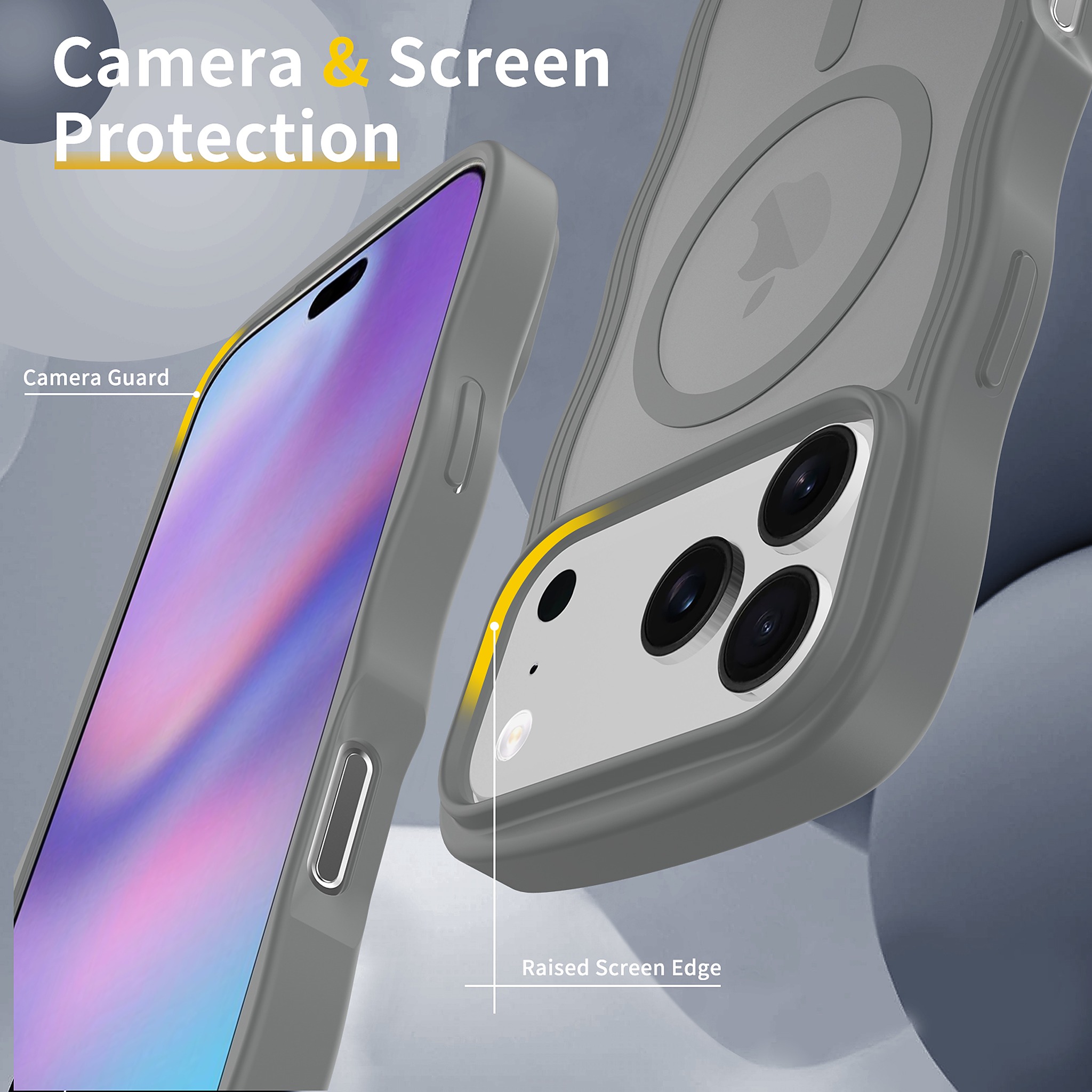 SendaFit Wavy Matte Two-in-One MagSafe Case for iPhone 17 Pro Max detail 10