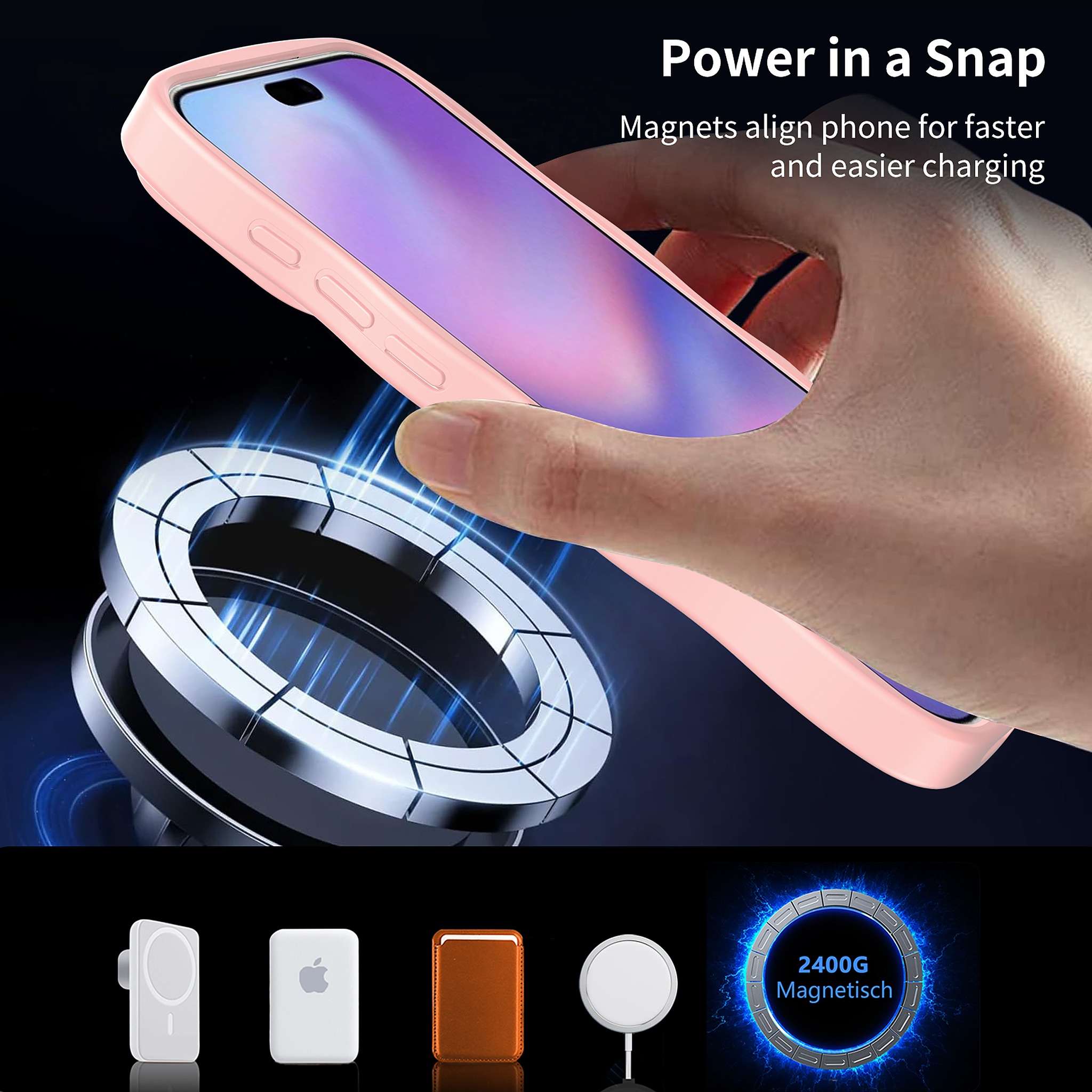 SendaFit Wavy Matte Two-in-One MagSafe Case for iPhone 17 Pro Max detail 13